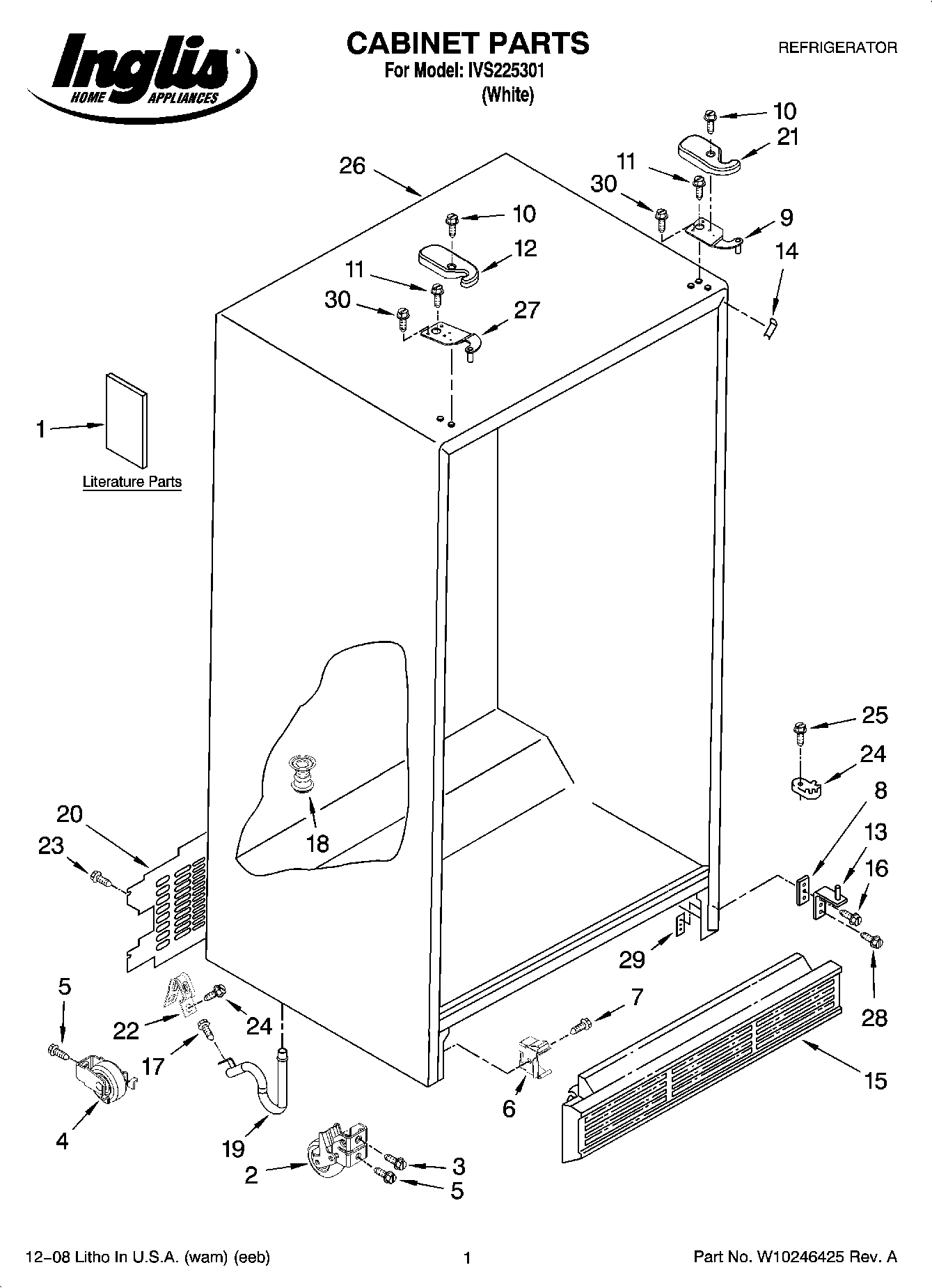 01 - CABINET PARTS