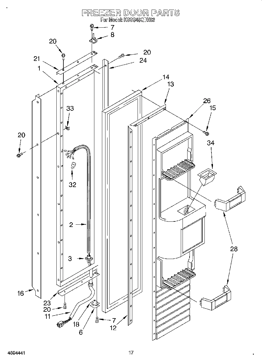 12 - FREEZER DOOR