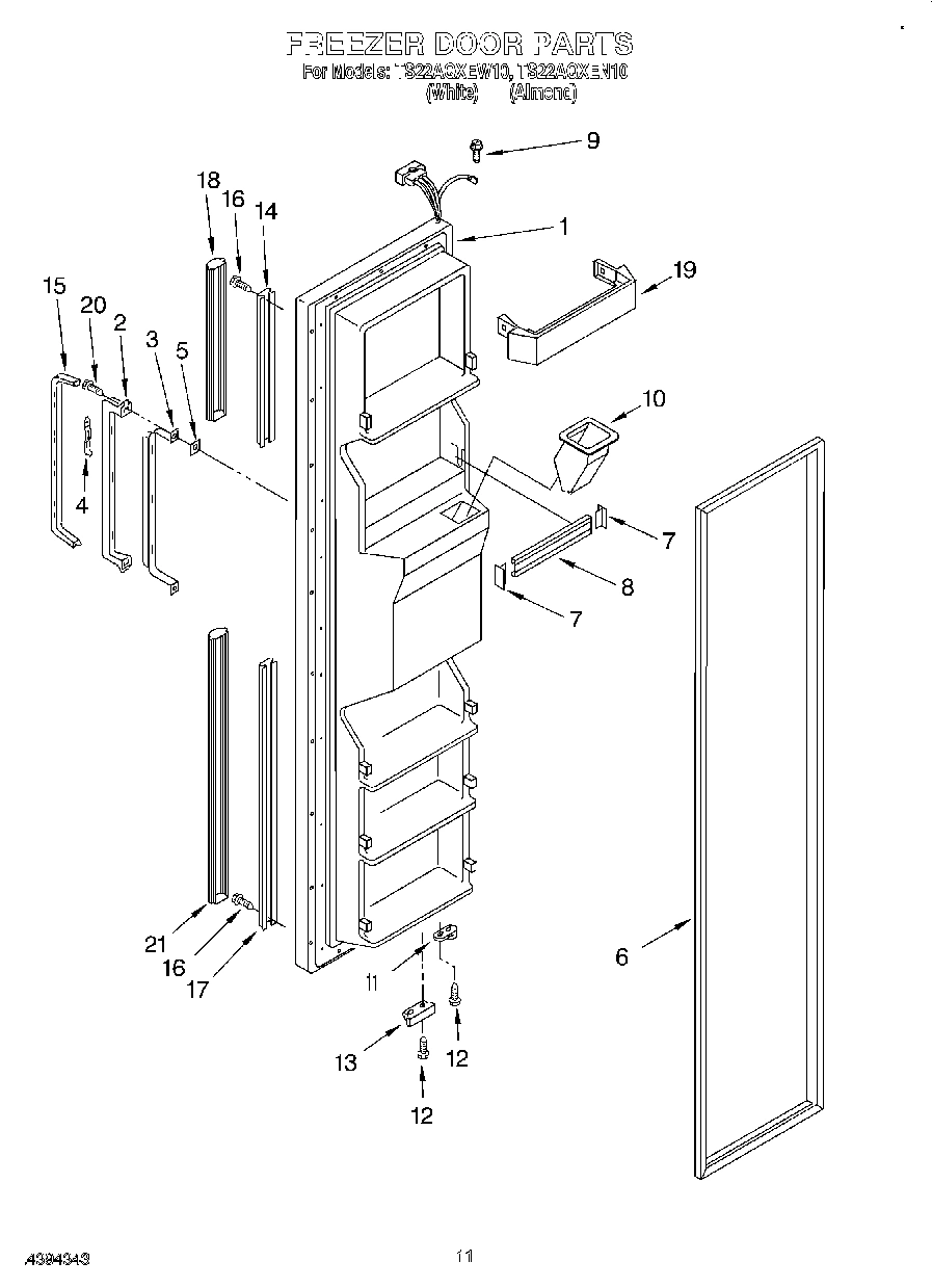 08 - FREEZER DOOR