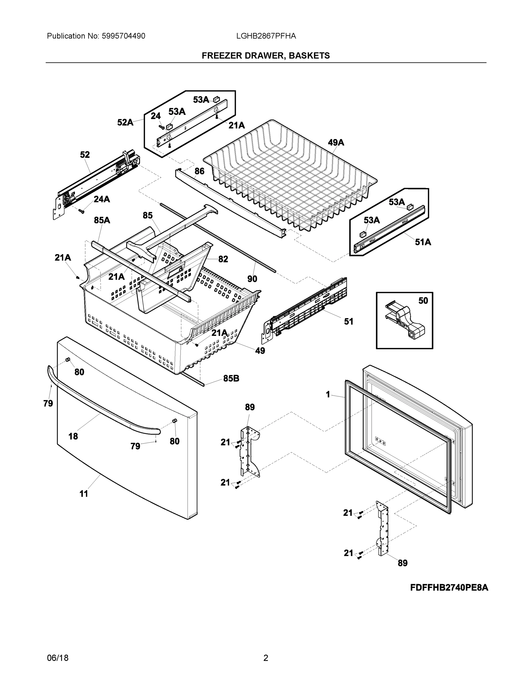 02 - FREEZER DRAWER, BASKETS
