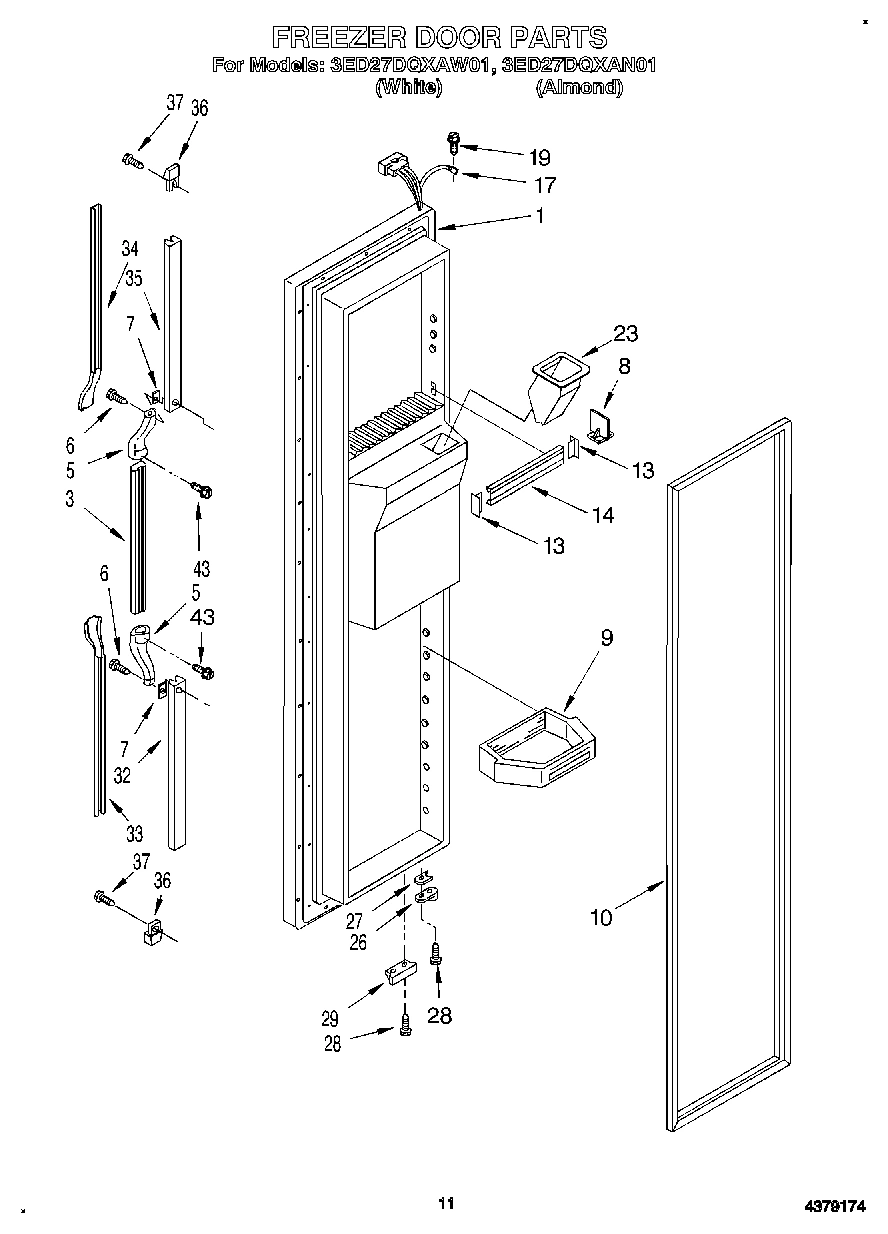 07 - FREEZER DOOR