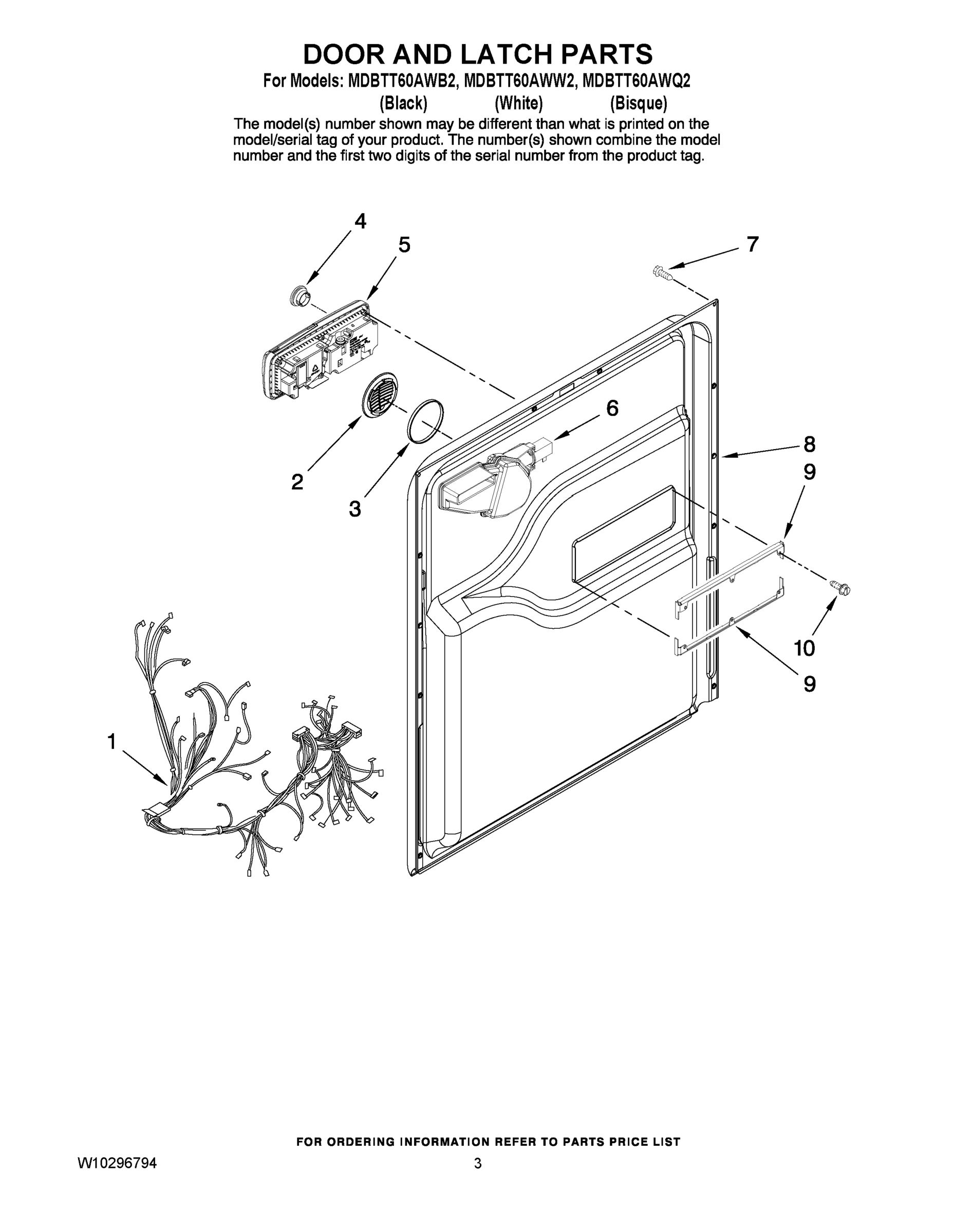 03 - DOOR AND LATCH PARTS