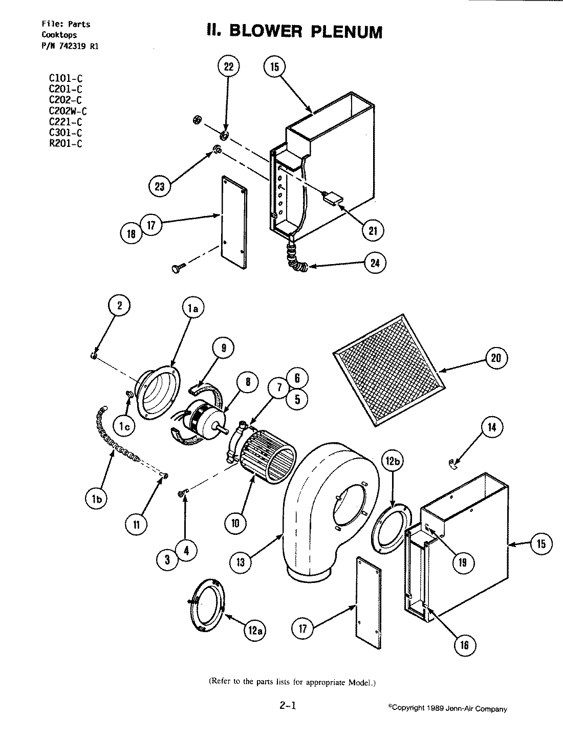 01 - BLOWER PLENUM (C101-C)