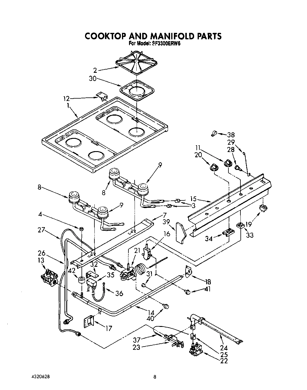 06 - COOKTOP AND MANIFOLD, LIT/OPTIONAL