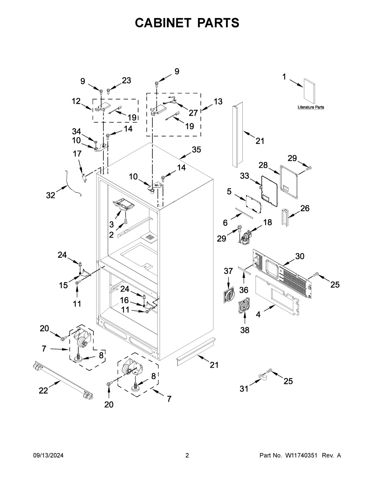 02 - CABINET PARTS