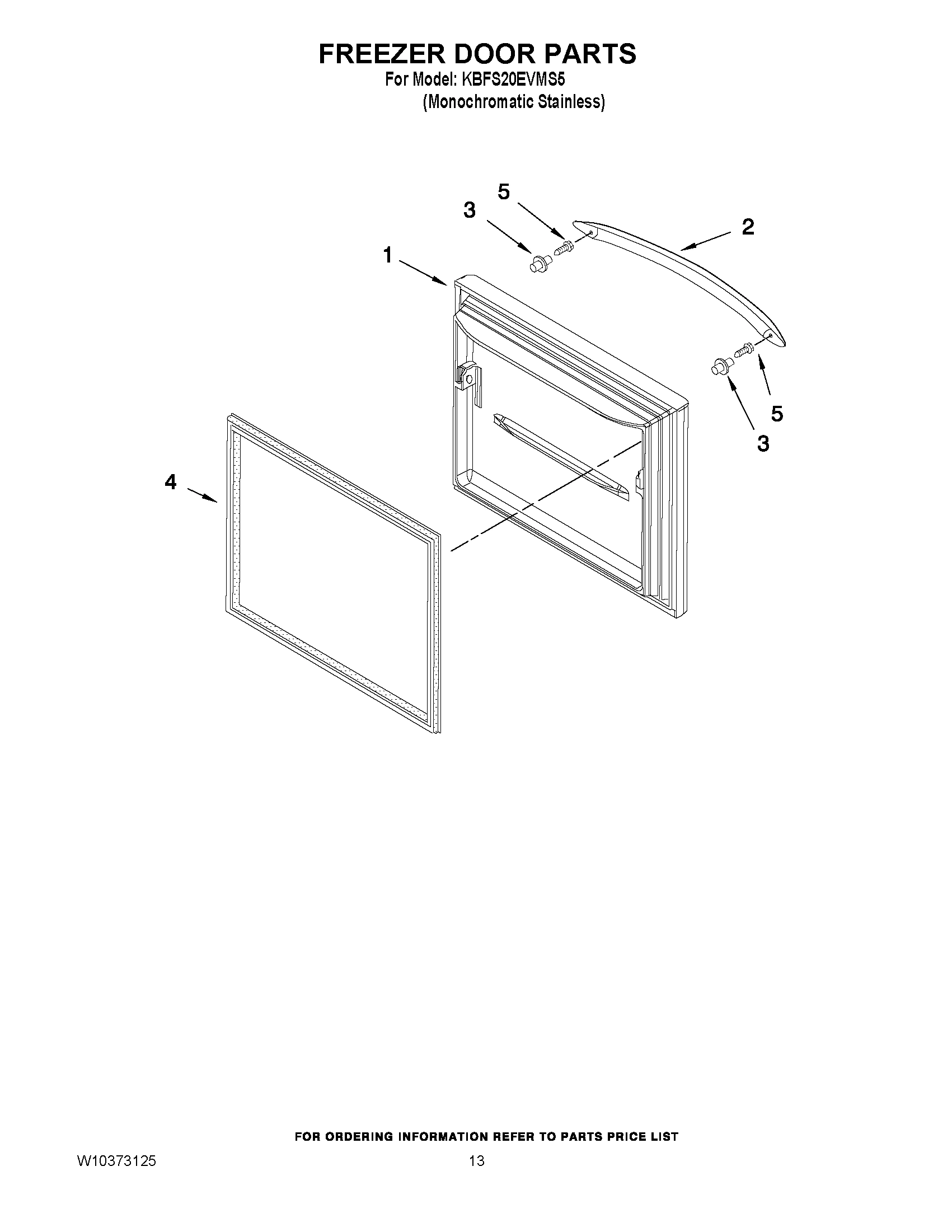 07 - FREEZER DOOR PARTS