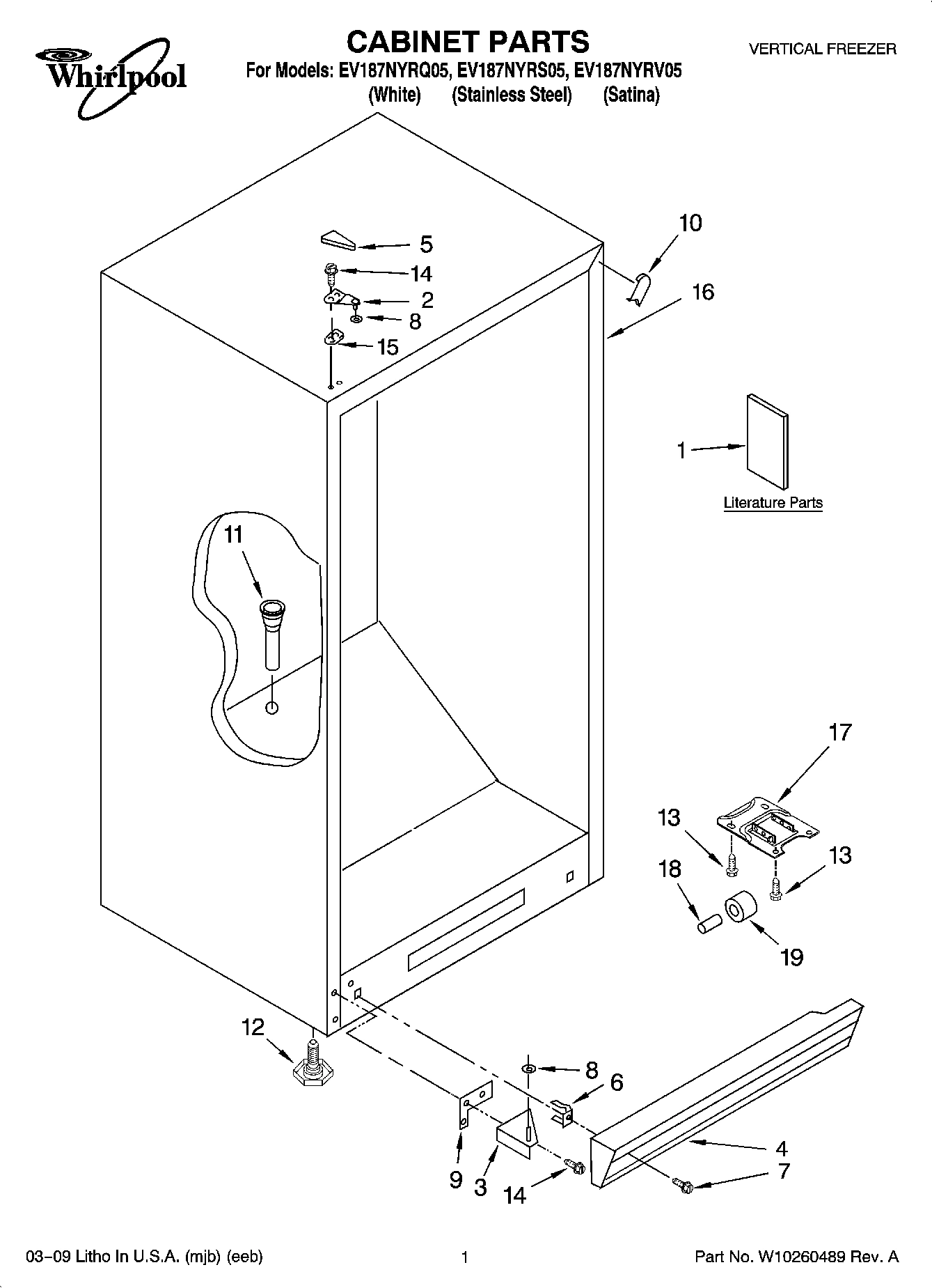 01 - CABINET PARTS