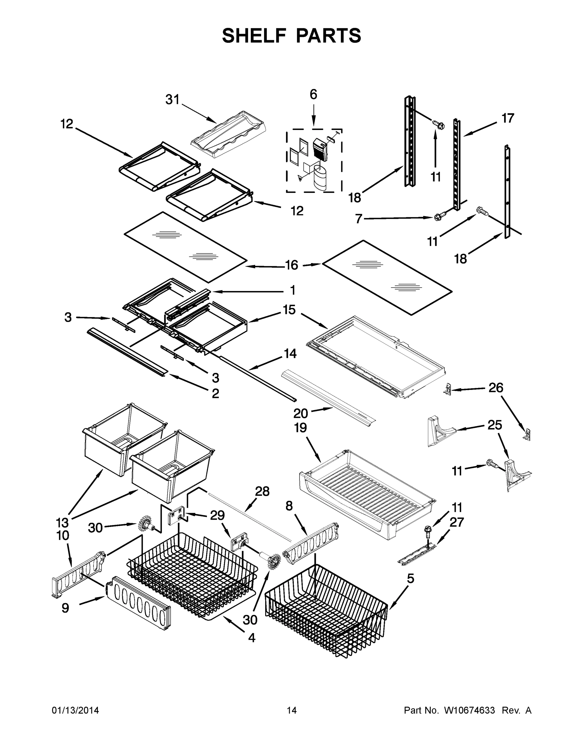 08 - SHELF PARTS