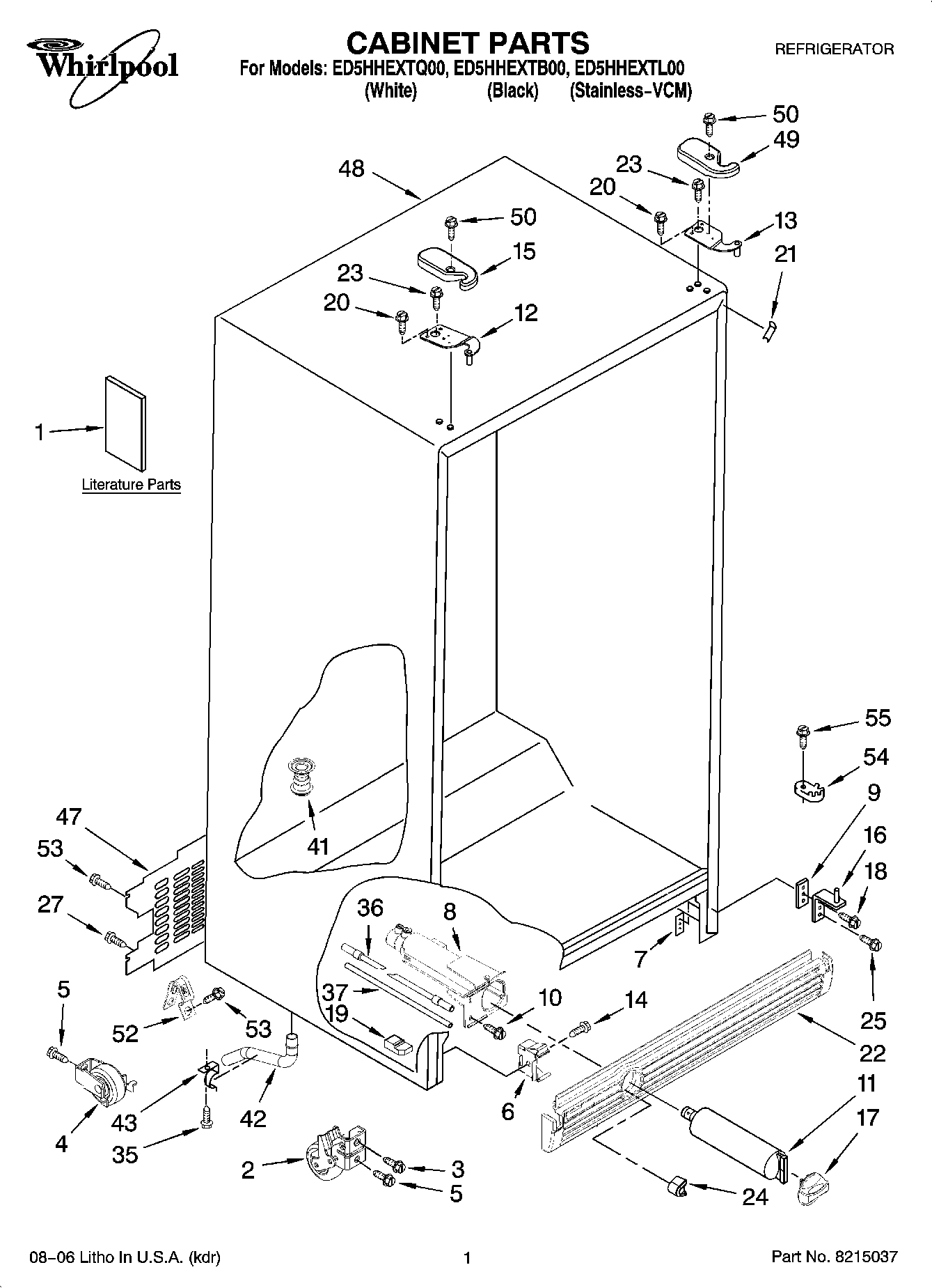01 - CABINET PARTS