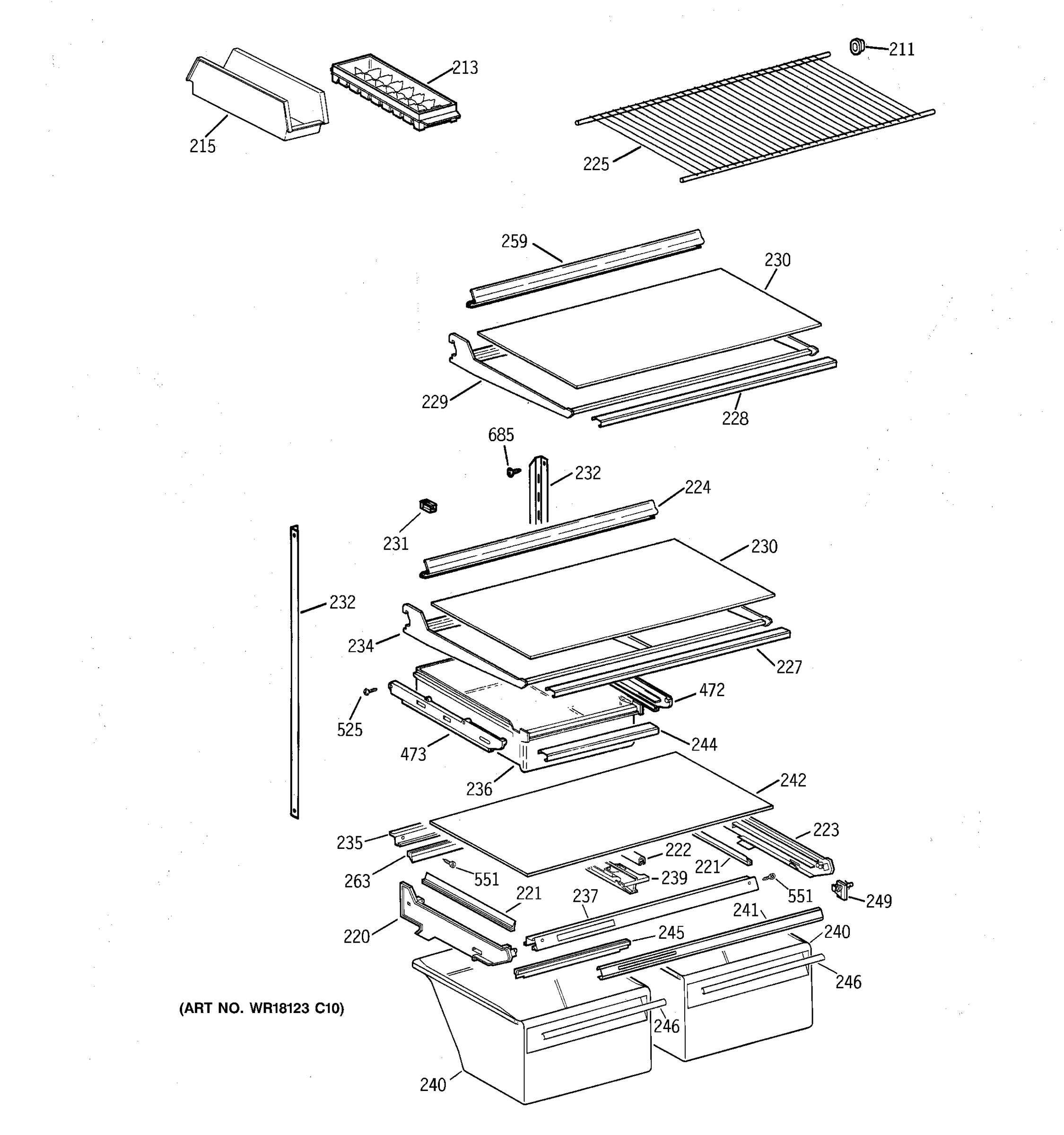 SHELF PARTS
