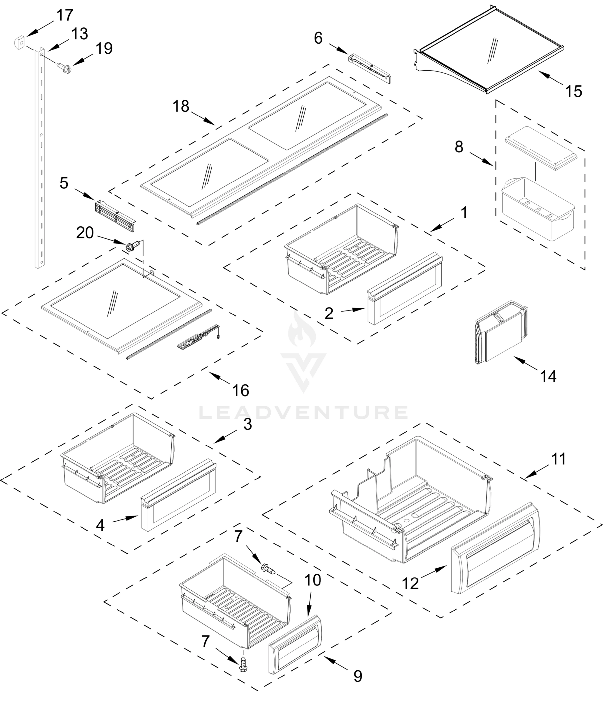 SHELF PARTS