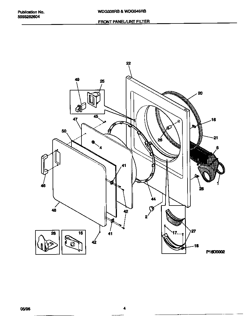 03 - FRONT PANEL/LINT FILTER