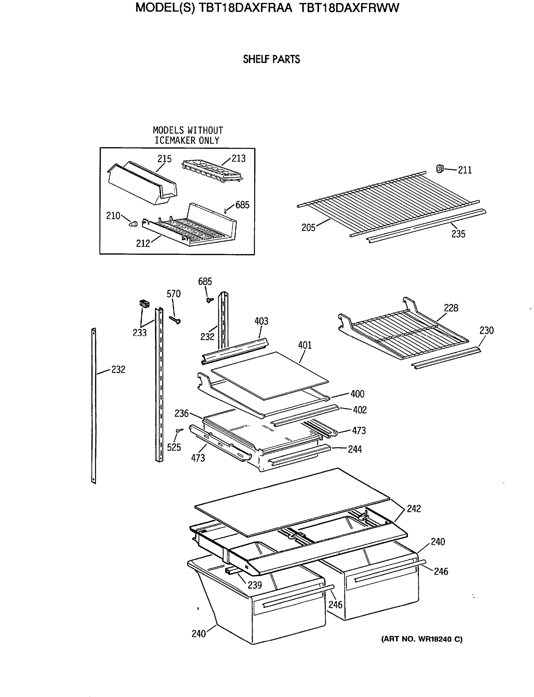 SHELF PARTS
