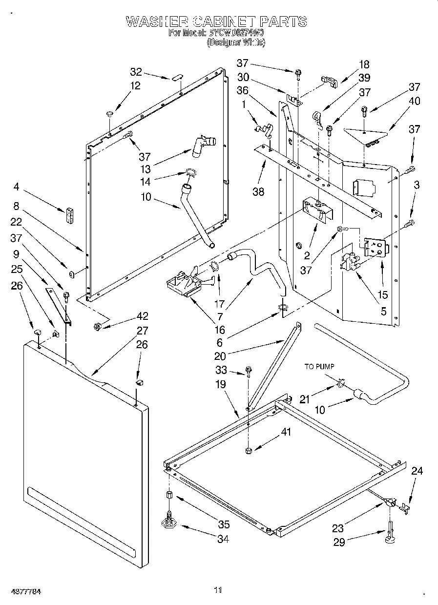 07 - WASHER CABINET