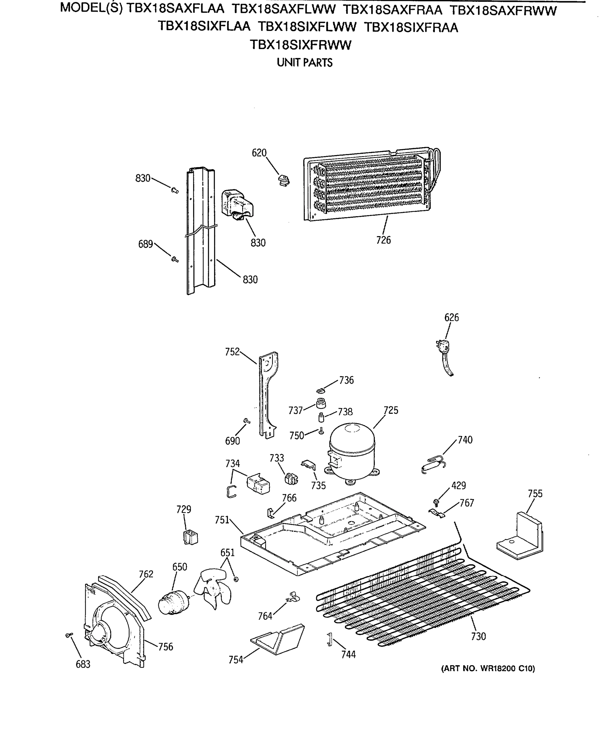 UNIT PARTS
