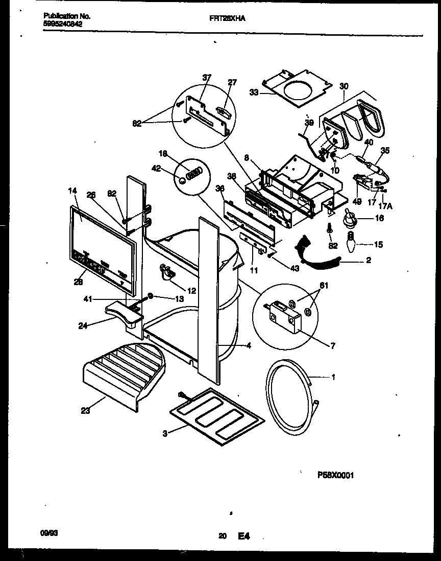 11 - ICE DOOR, DISPENSER AND WATER TANKS