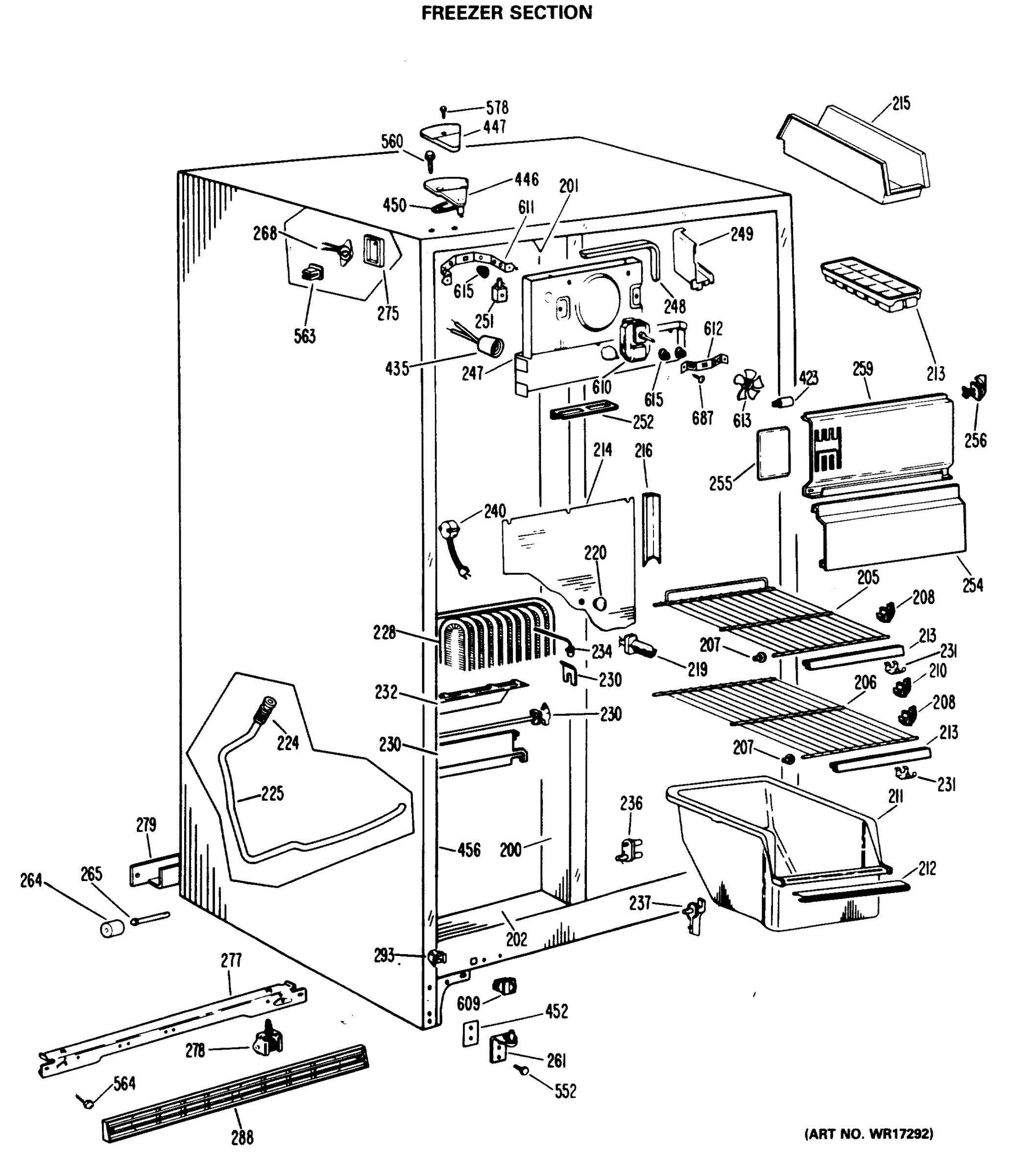 FREEZER SECTION