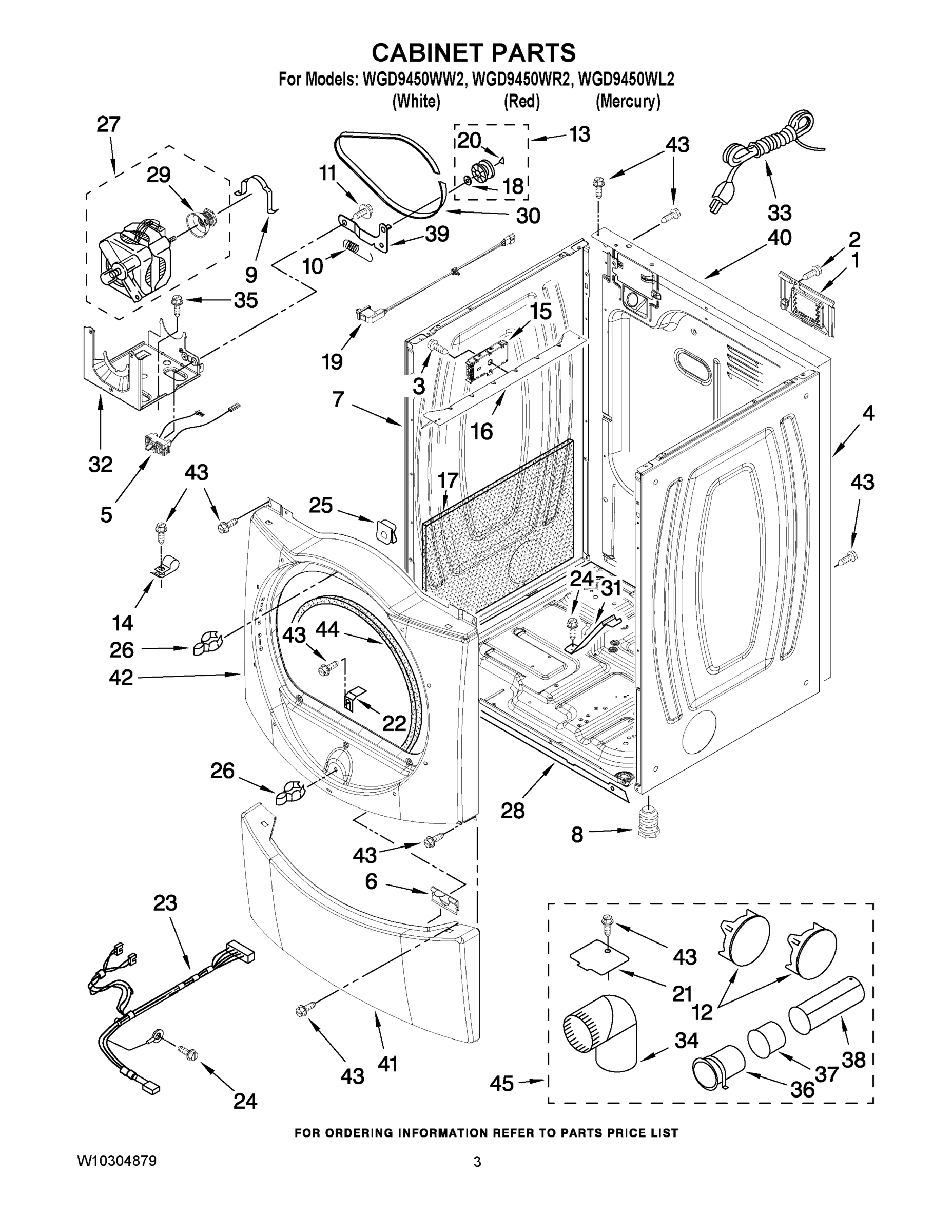 02 - CABINET PARTS