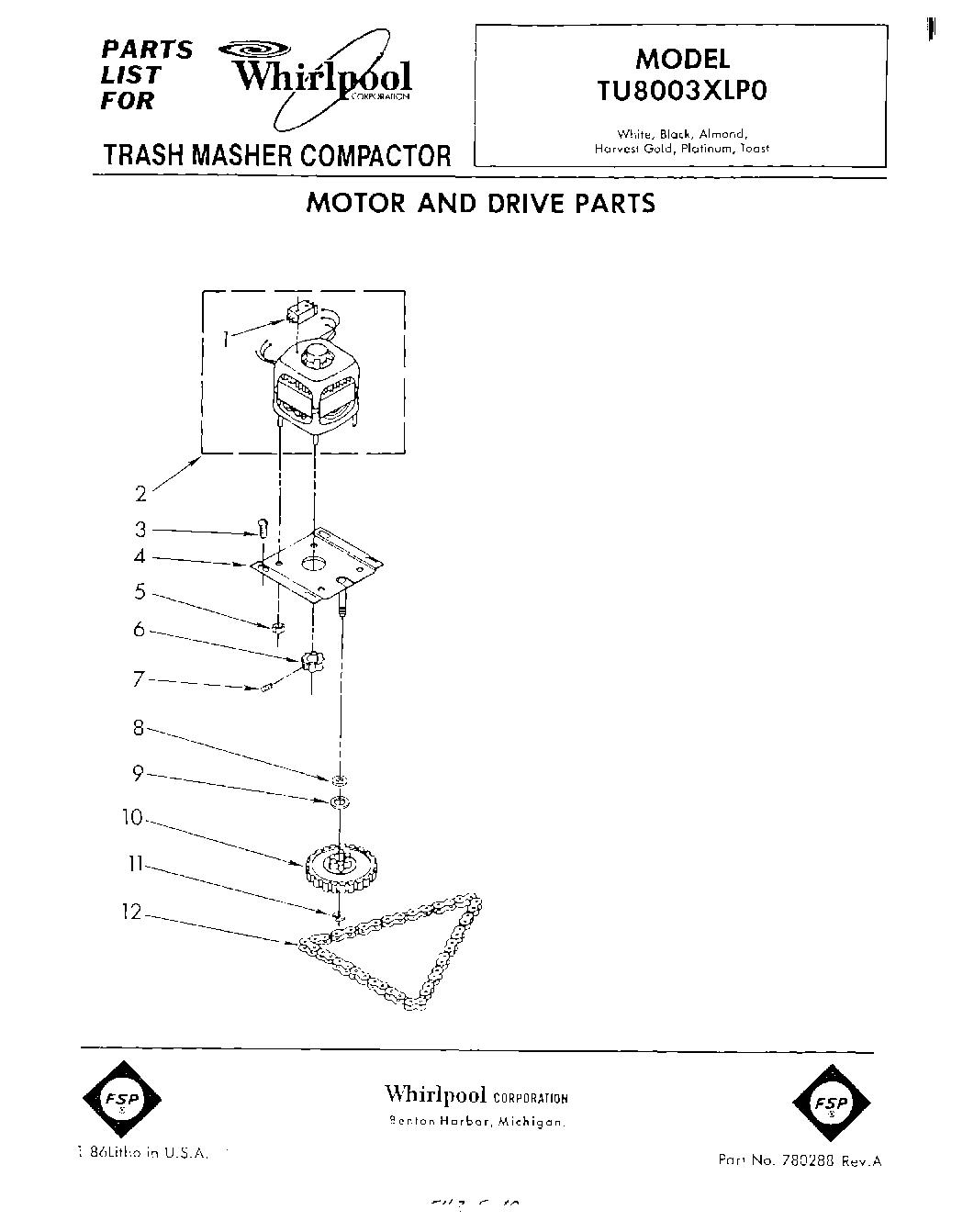 01 - MOTOR AND DRIVE , LIT/OPTIONAL