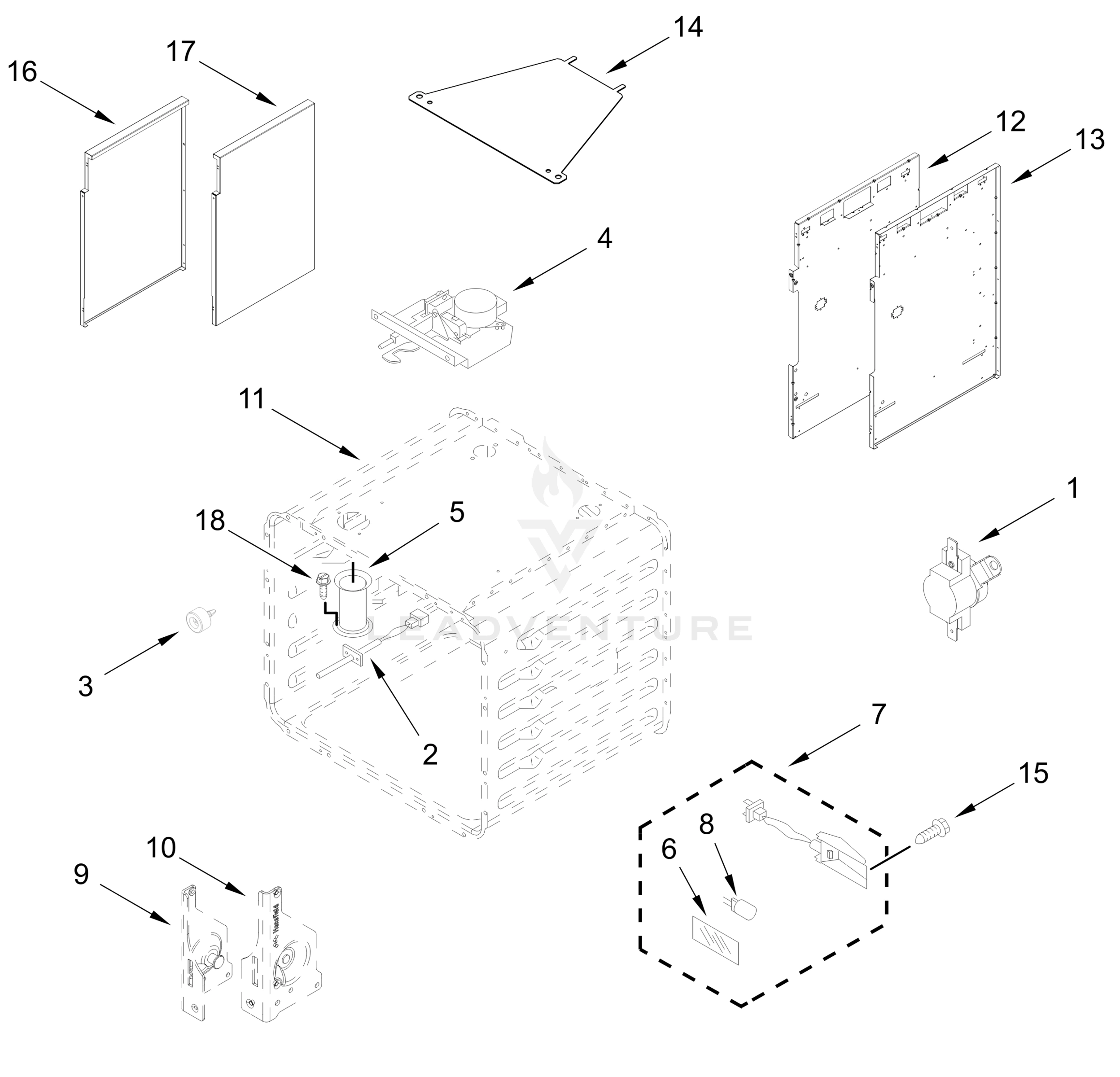OVEN PARTS