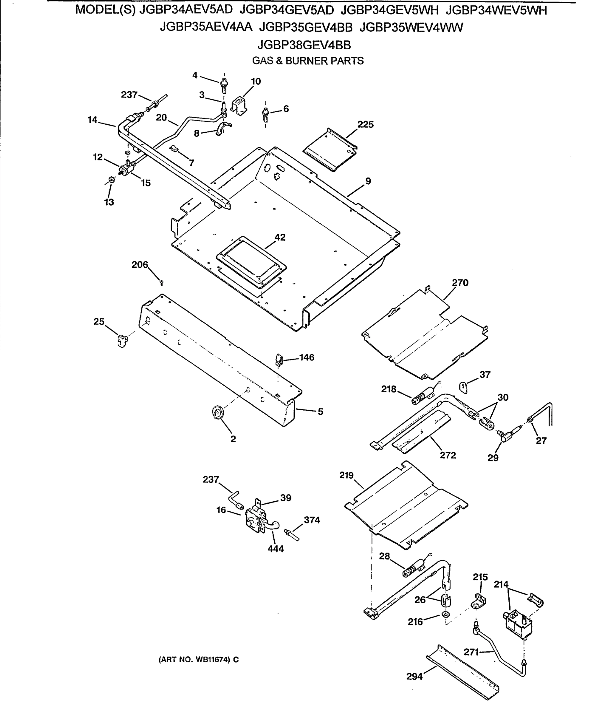 GAS & BURNER PARTS