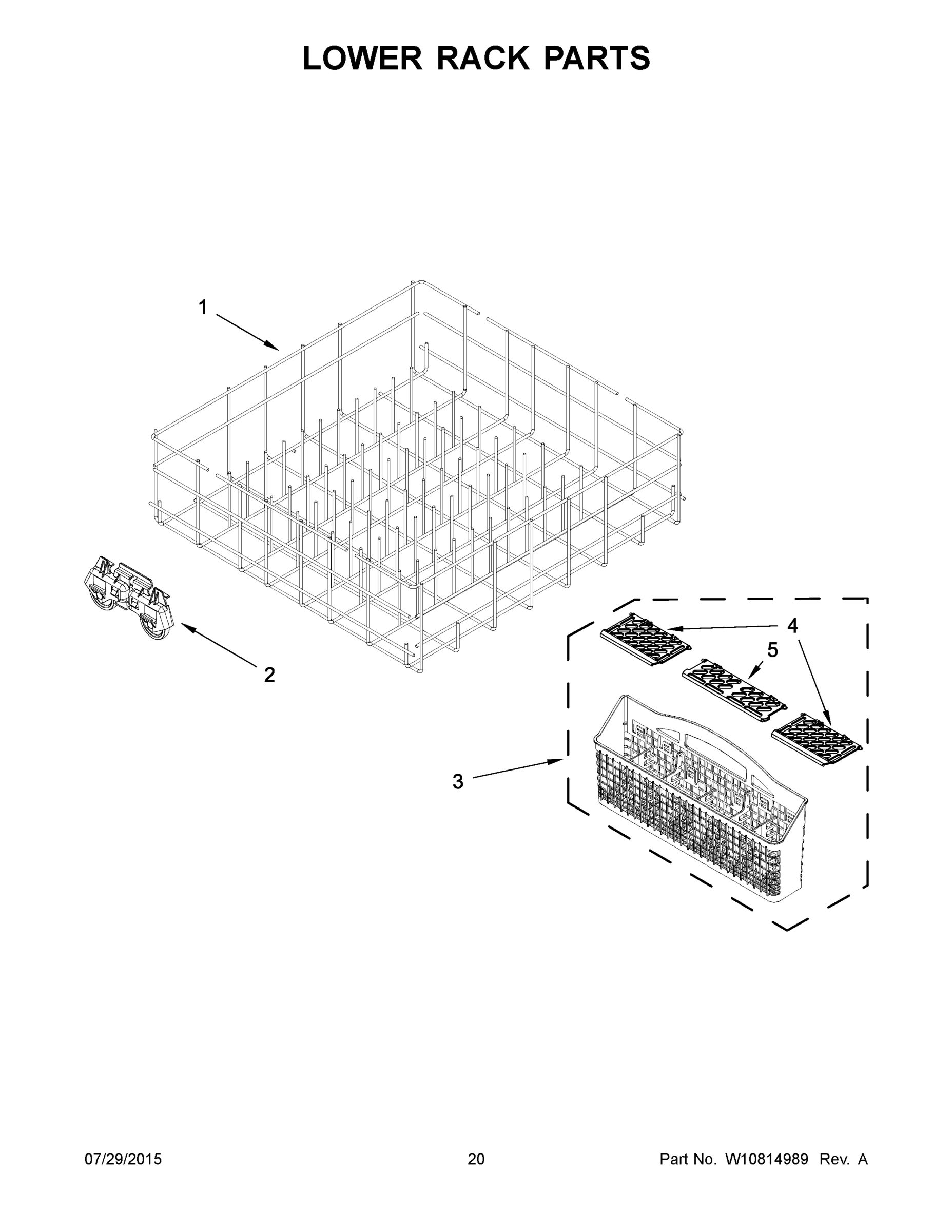 11 - LOWER RACK PARTS