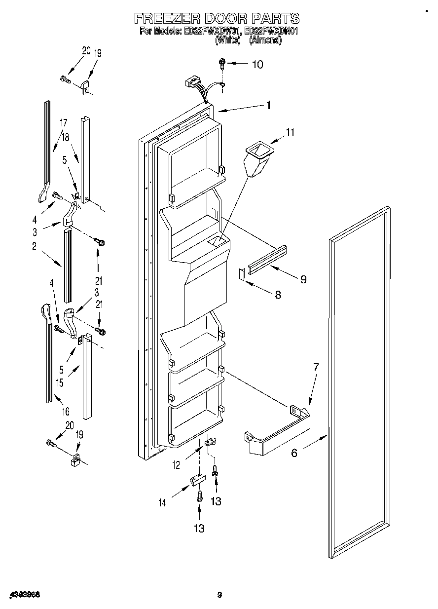 07 - FREEZER DOOR