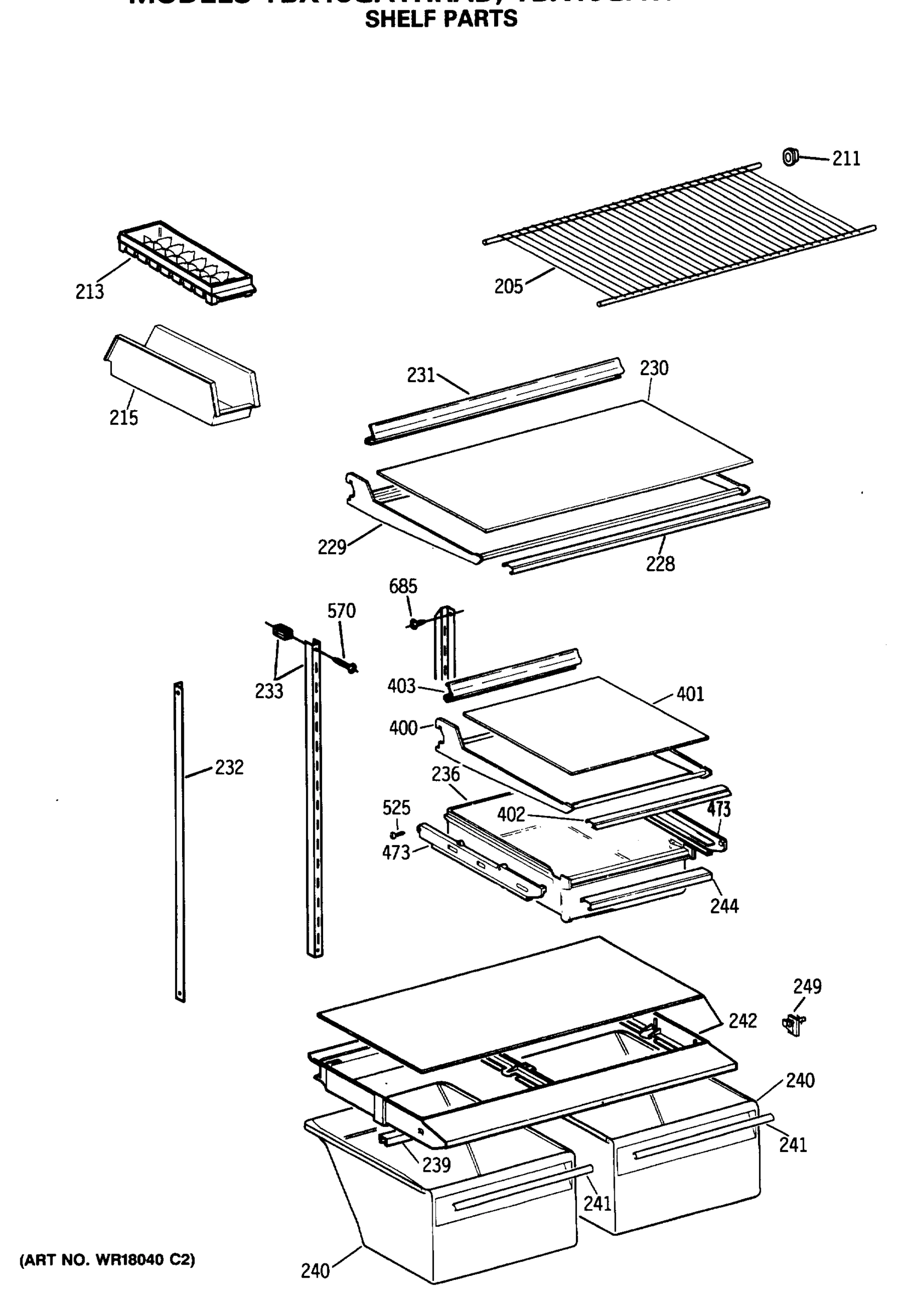 SHELF PARTS