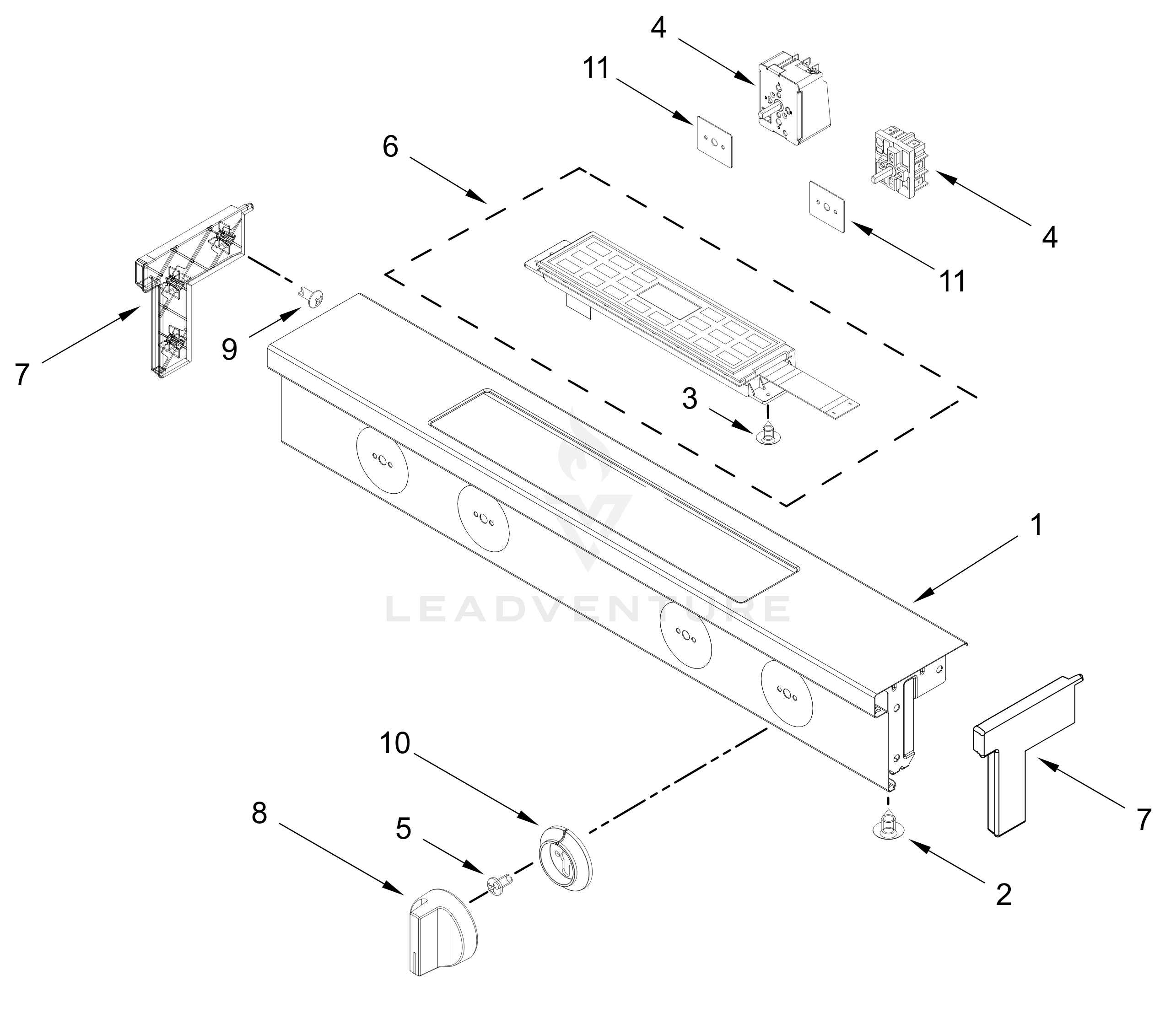 CONTROL PANEL PARTS