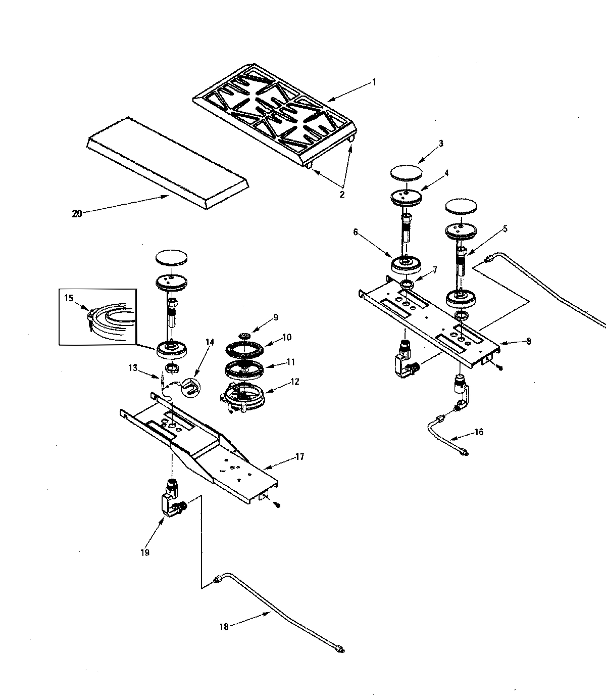 06 - SURFACE BURNER ASSEMBLY