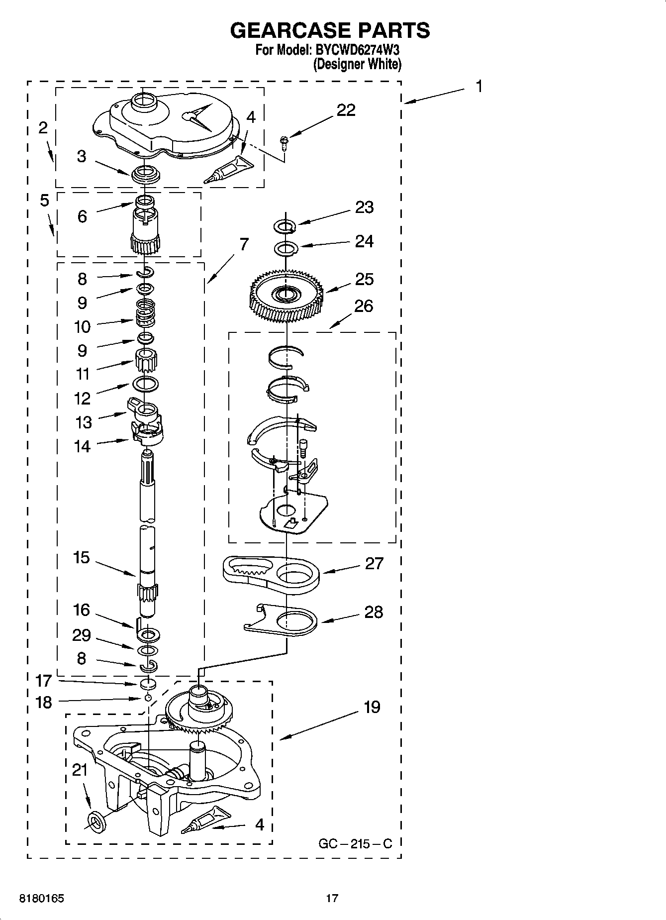 11 - GEARCASE PARTS