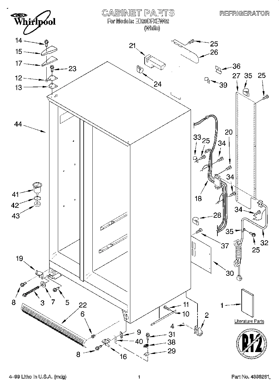01 - CABINET, LITERATURE