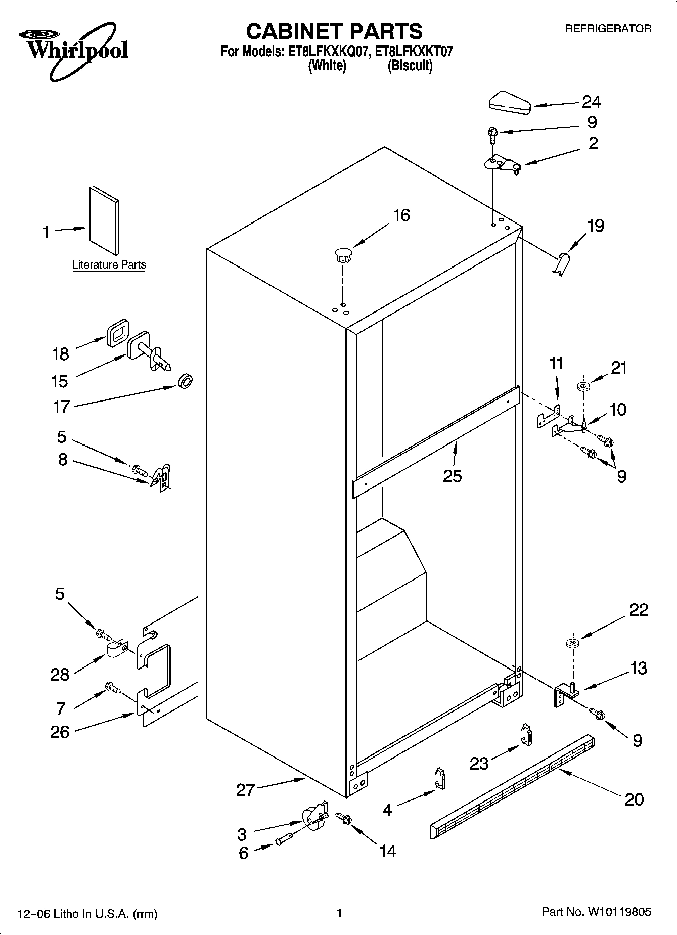 01 - CABINET PARTS