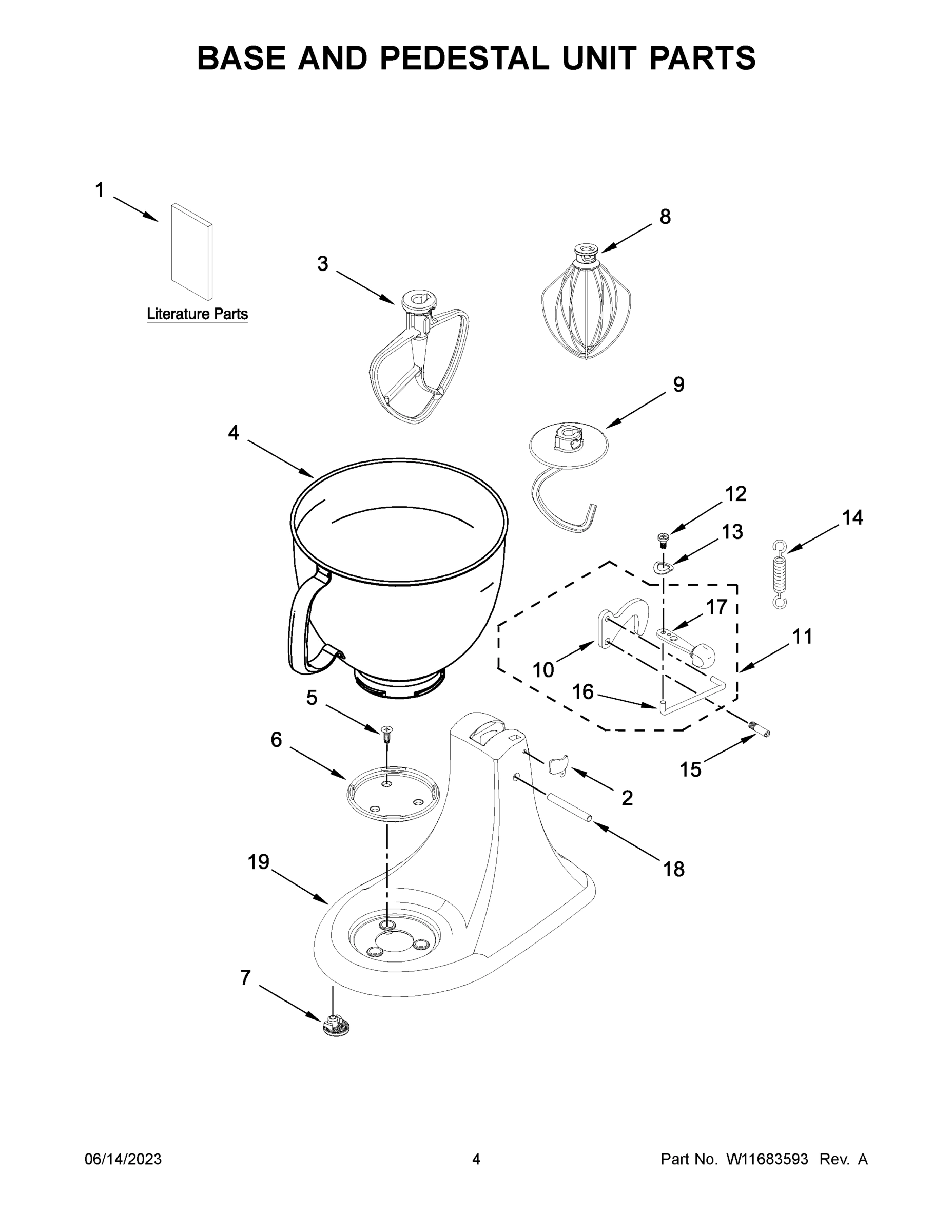 03 - BASE AND PEDESTAL UNIT PARTS
