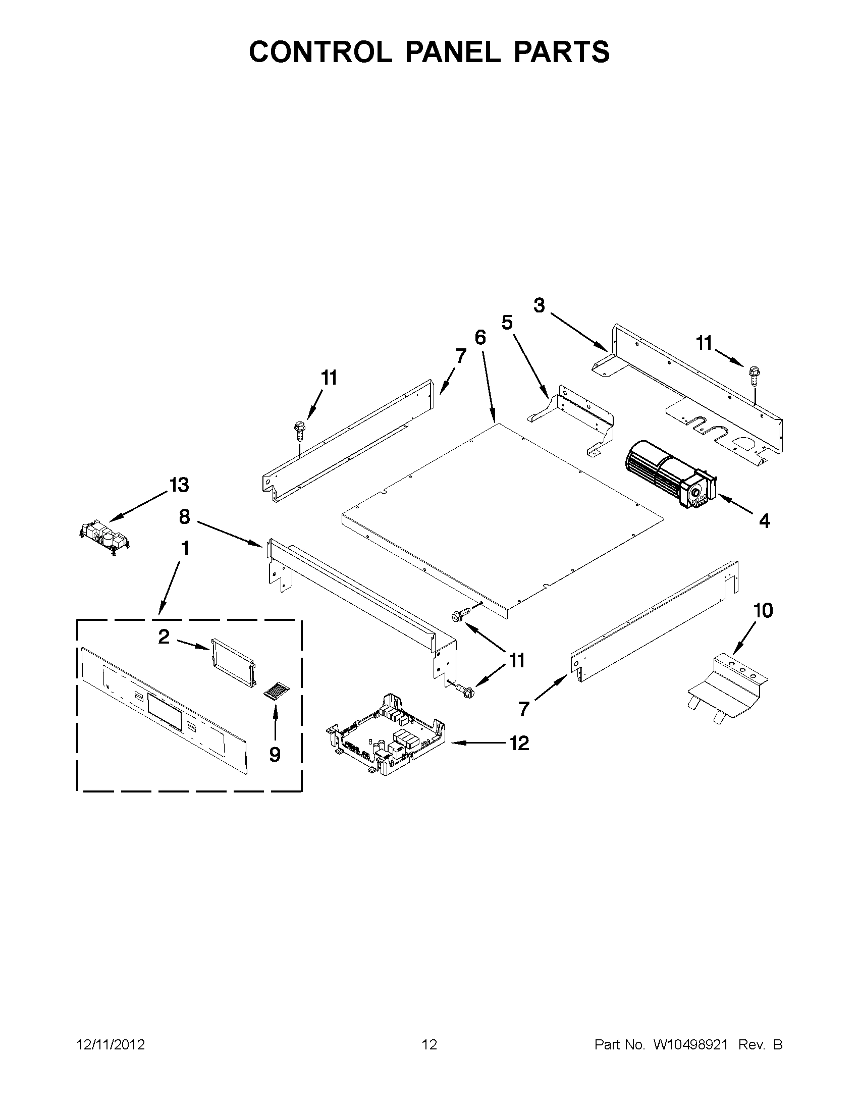 06 - CONTROL PANEL PARTS