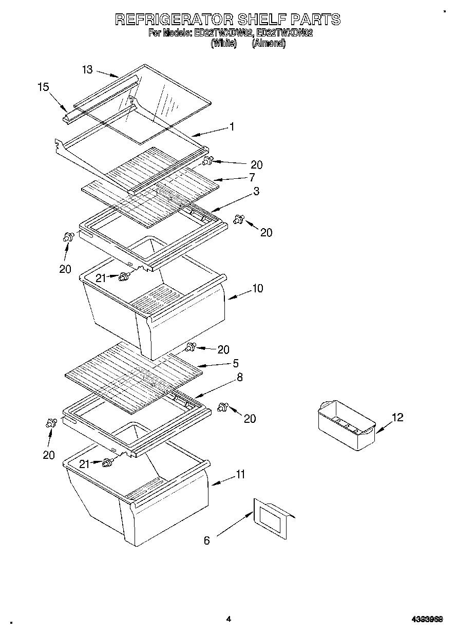 03 - REFRIGERATOR SHELF