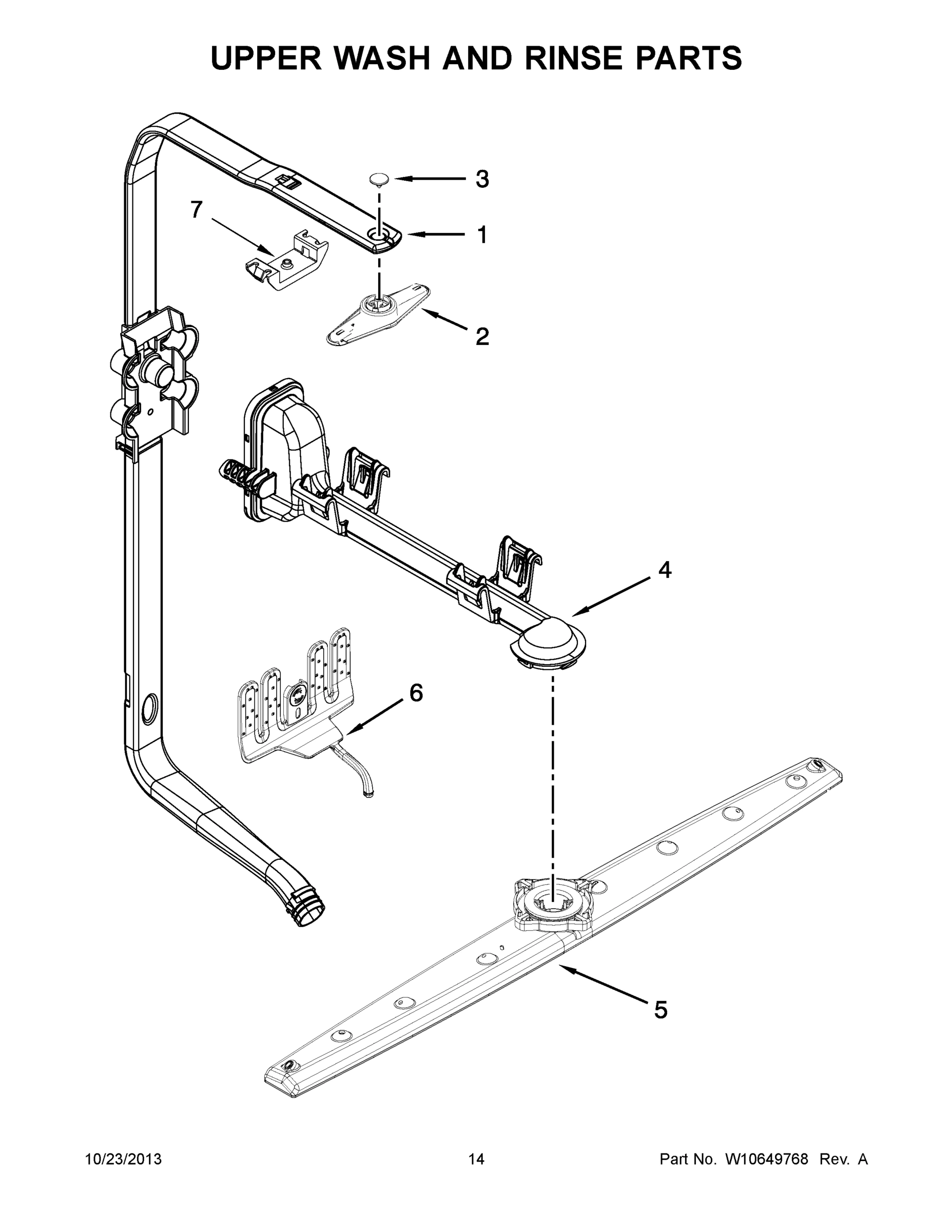 08 - UPPER WASH AND RINSE PARTS