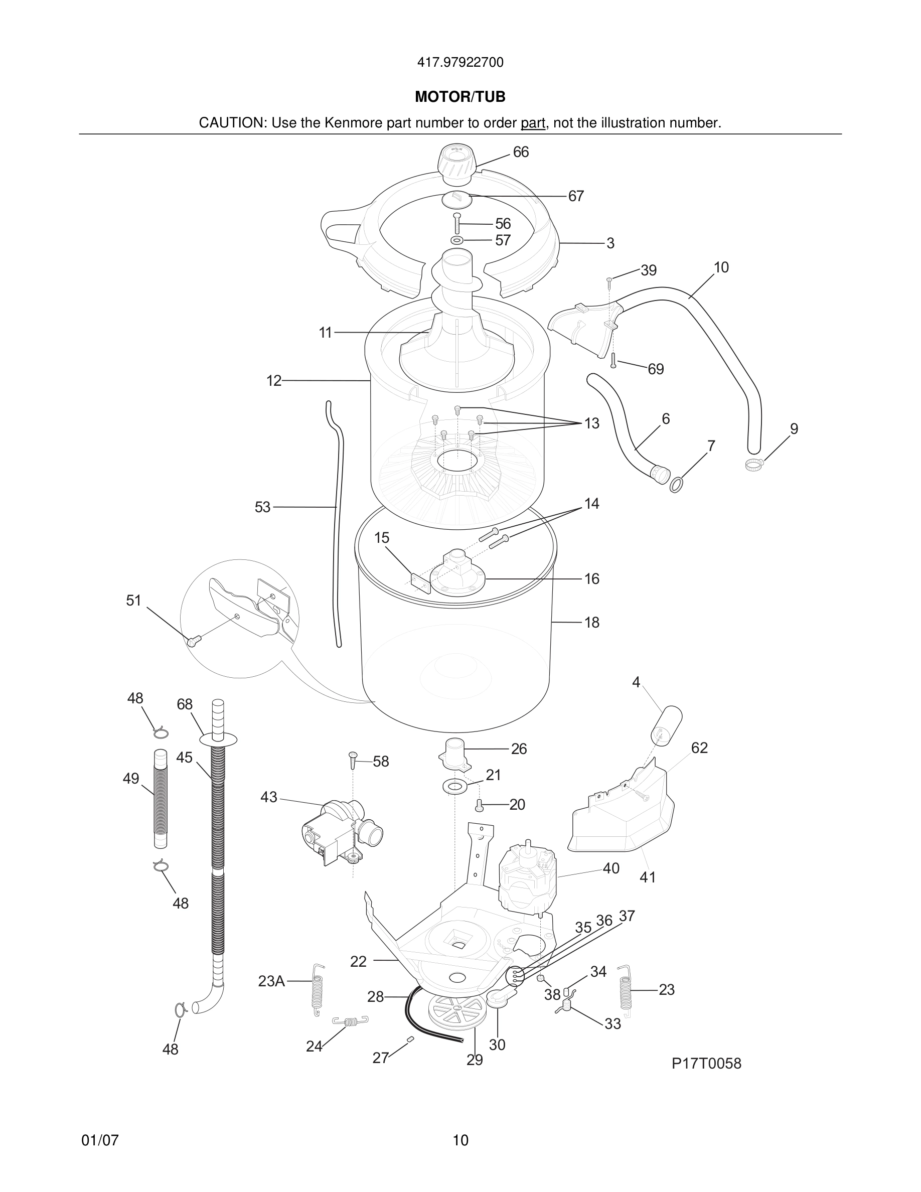 11 - MOTOR/TUB