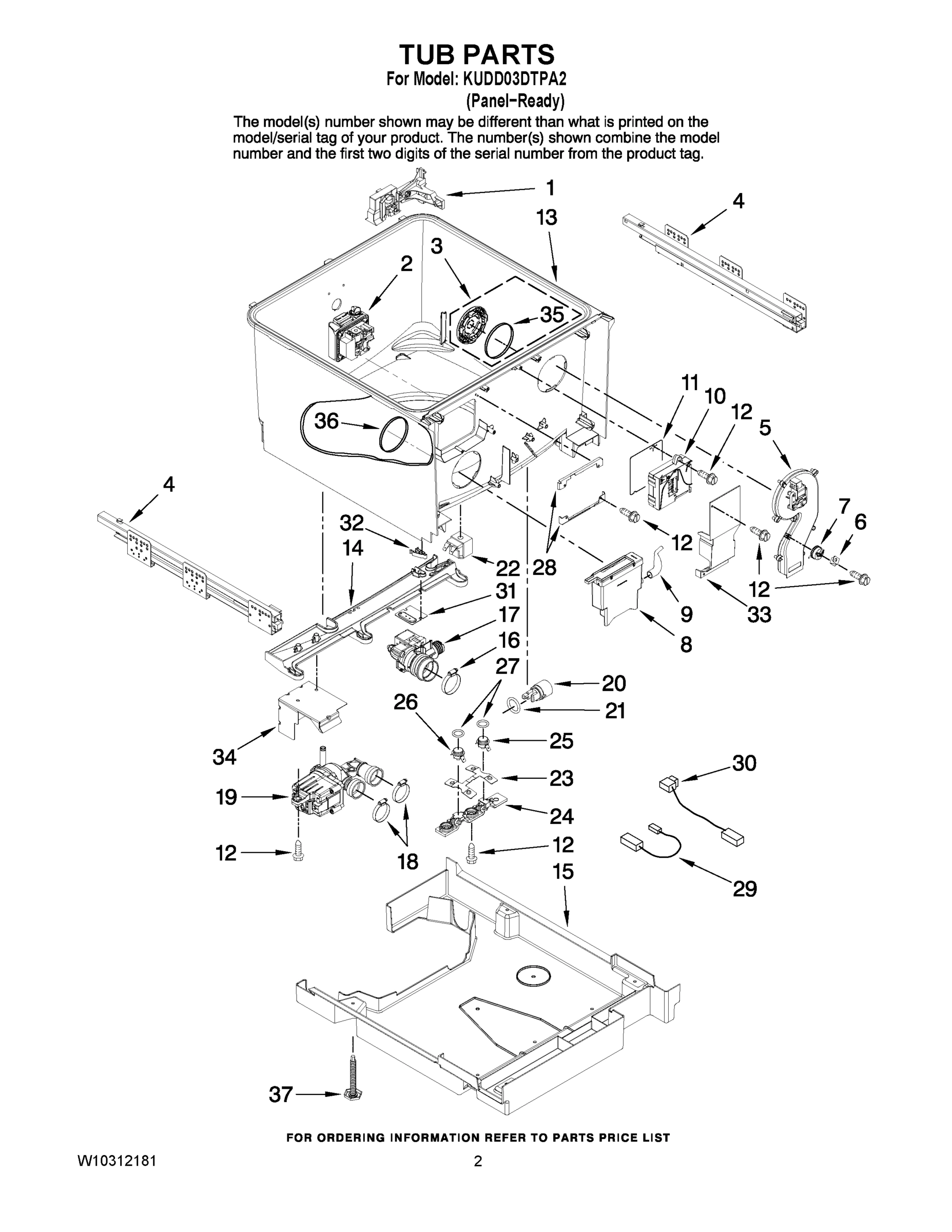 02 - TUB PARTS
