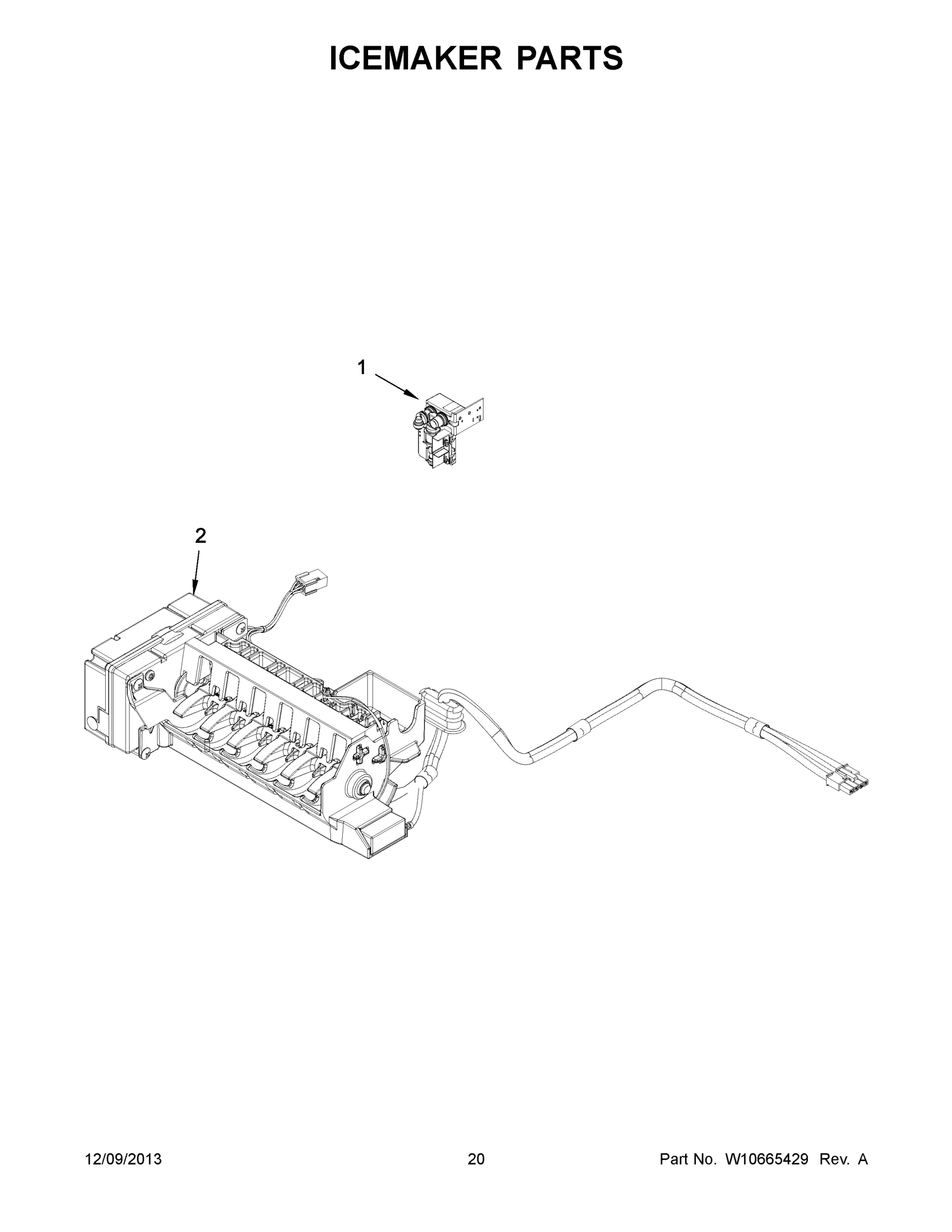 11 - ICEMAKER PARTS