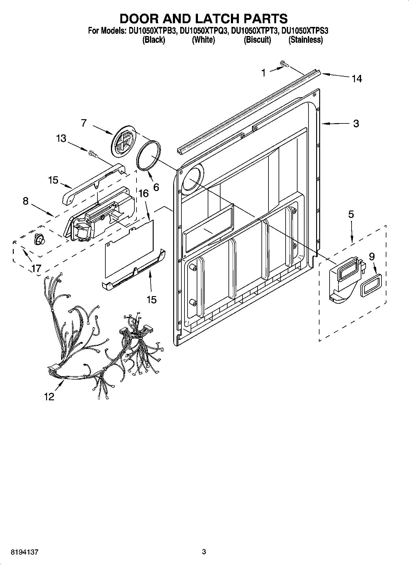 03 - DOOR AND LATCH PARTS