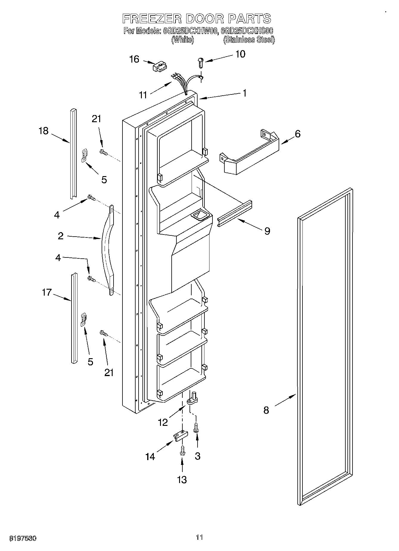 07 - FREEZER DOOR