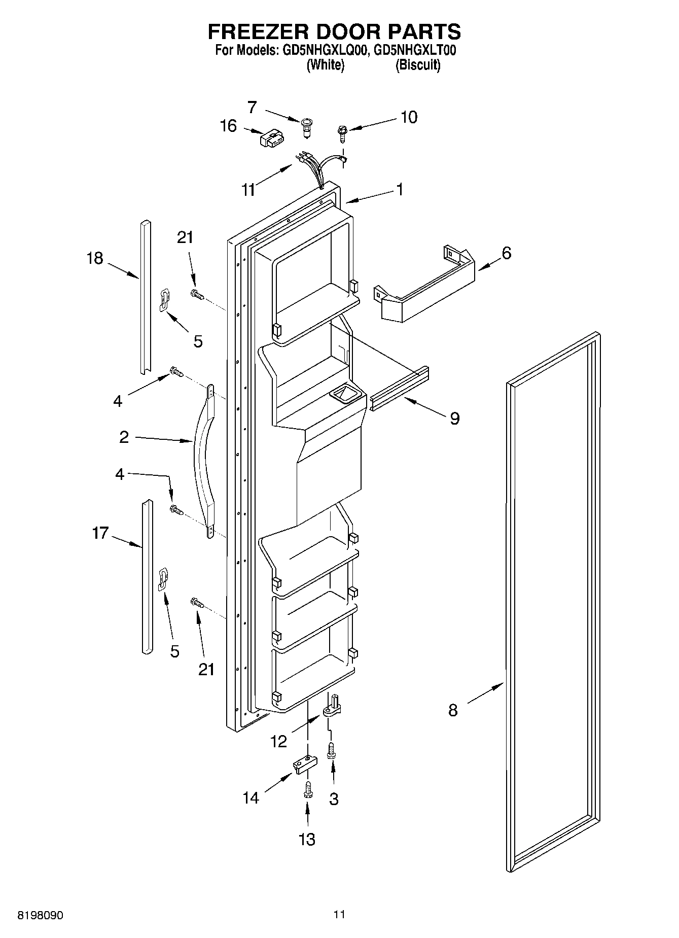 07 - FREEZER DOOR