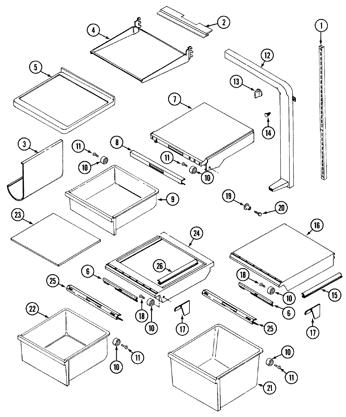 08 - SHELVES & ACCESSORIES