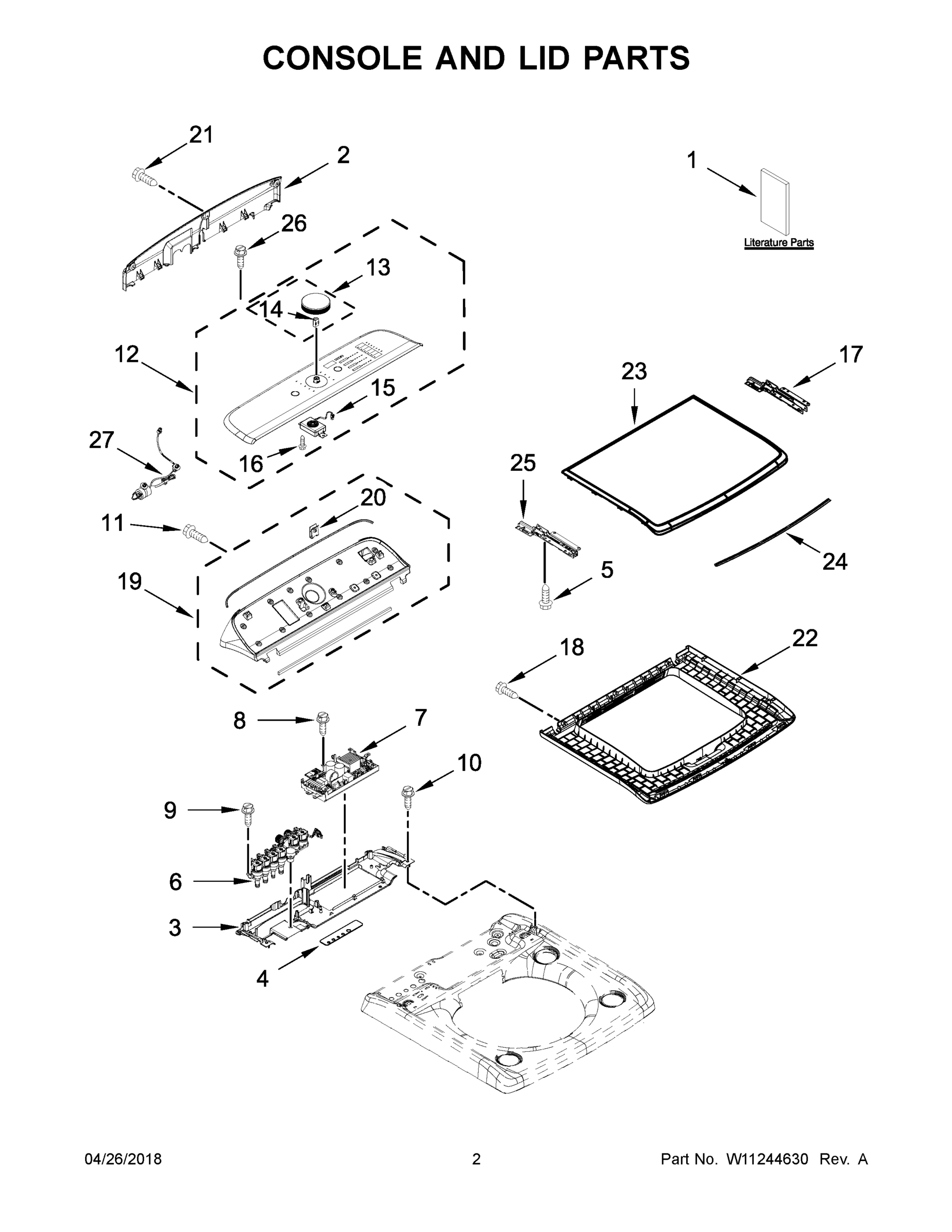 02 - CONSOLE AND LID PARTS