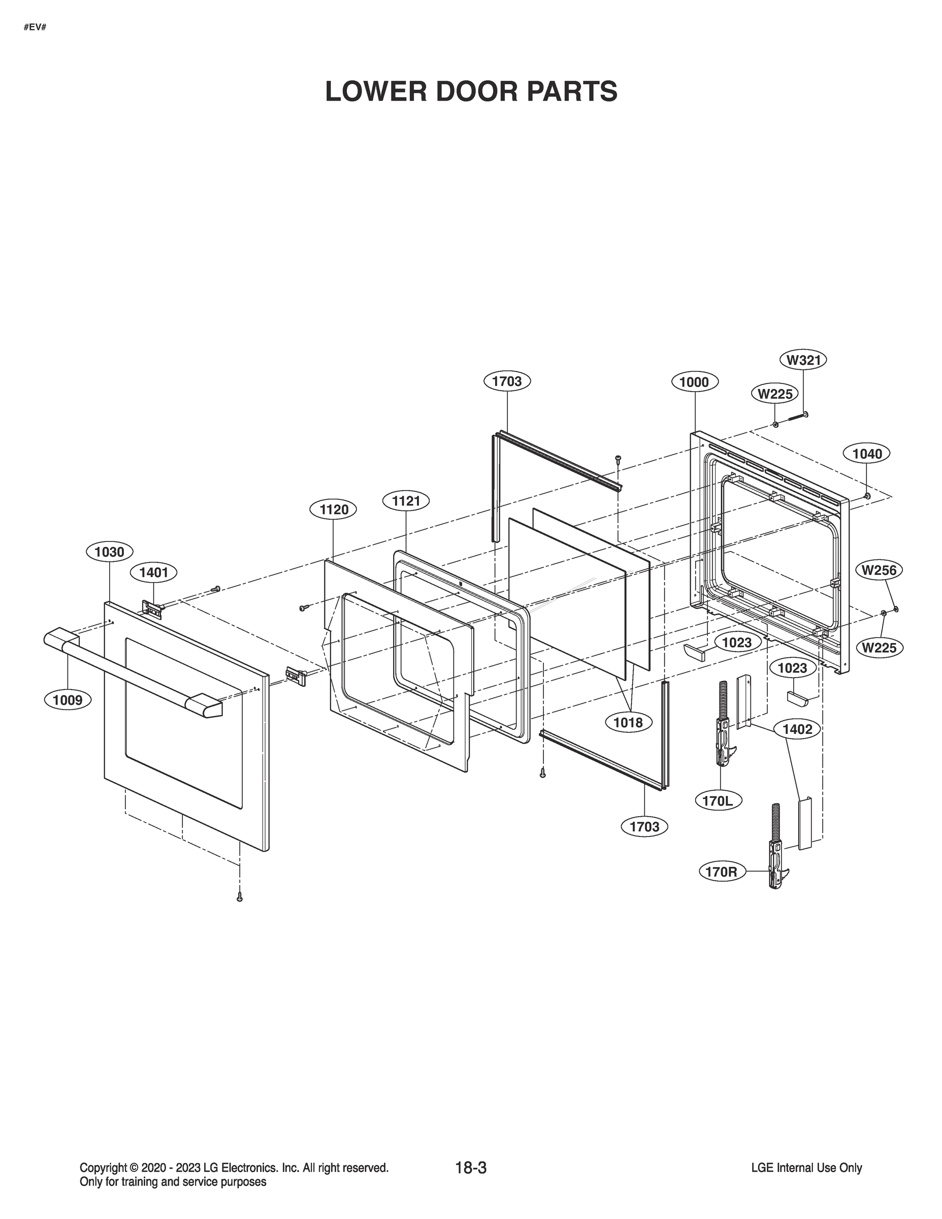 LOWER DOOR PARTS