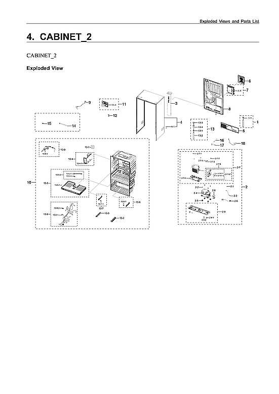 CABINET 2 PARTS