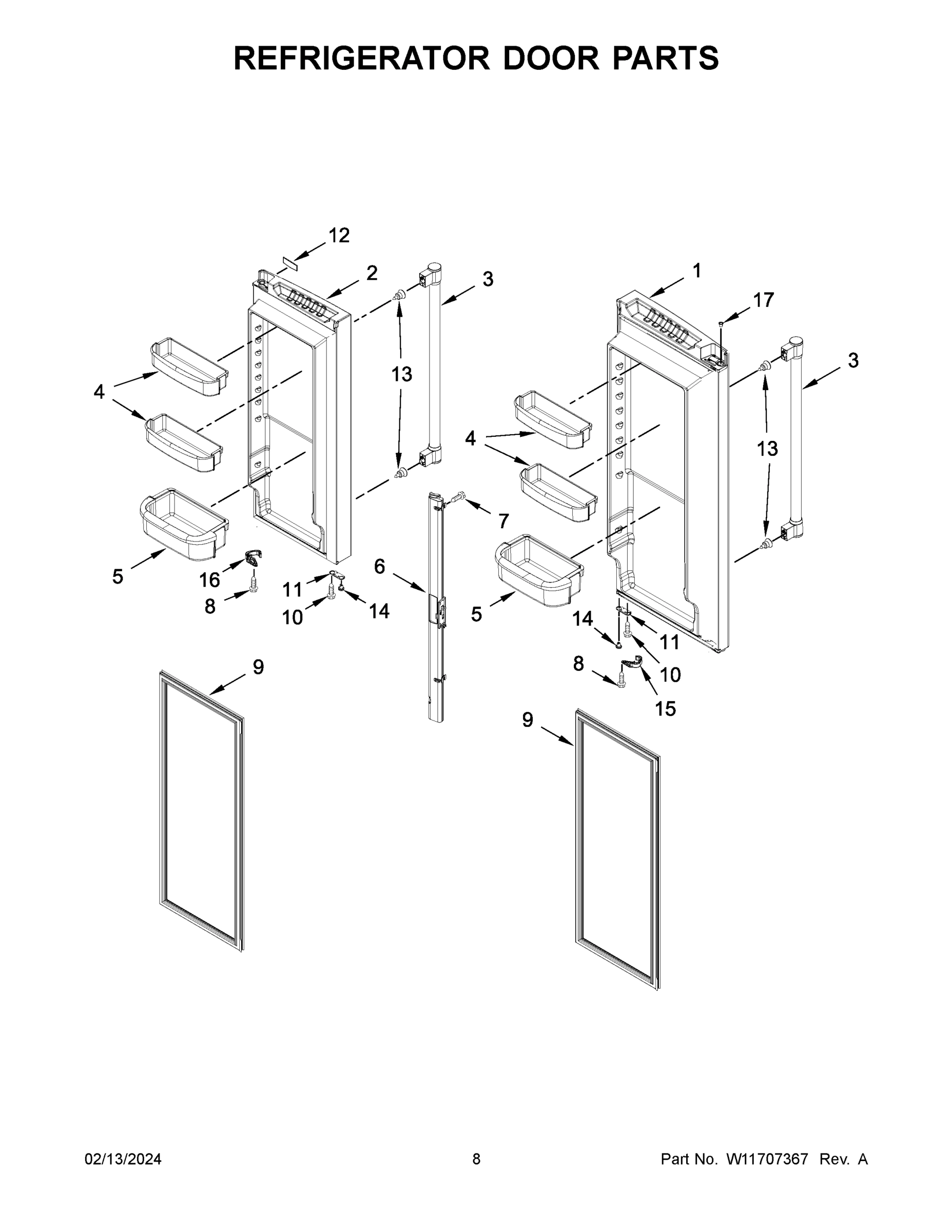05 - REFRIGERATOR DOOR PARTS