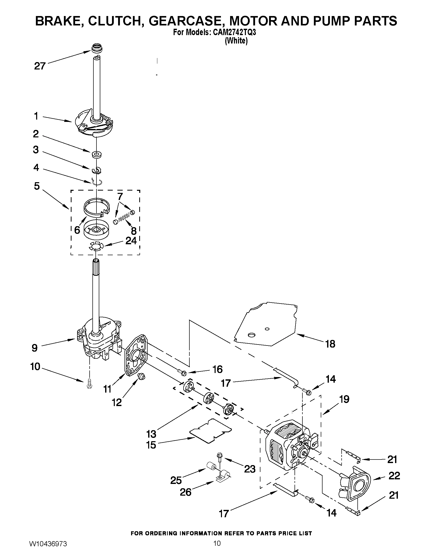 06 - BRAKE, CLUTCH, GEARCASE, MOTOR AND PUMP PARTS