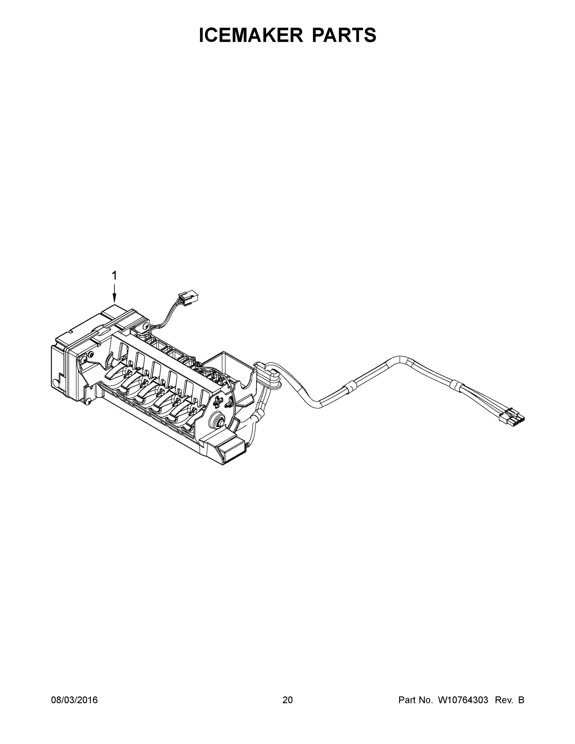11 - ICEMAKER PARTS